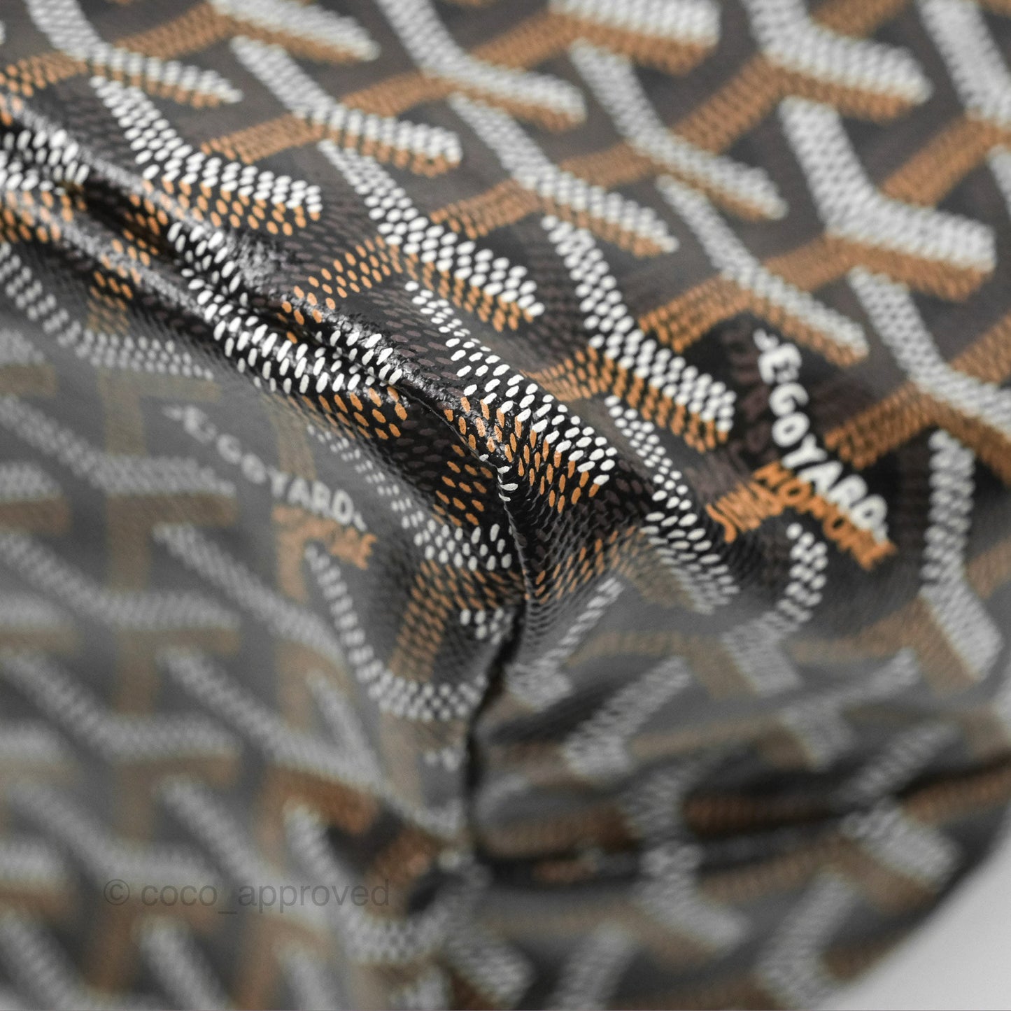 Goyard Bohème Hobo Bag Black & Tan