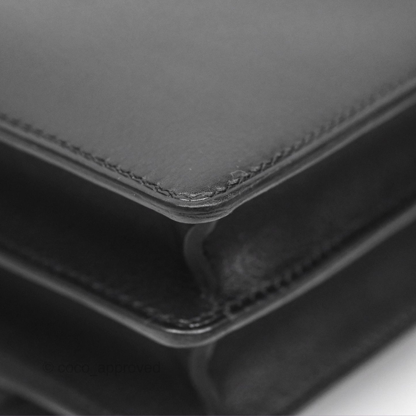 Hermès Roulis Mini 18 Black Noir 89 Veau Evergrain Permabrass Hardware