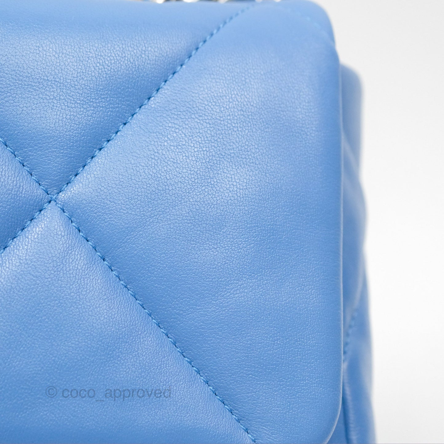Chanel 19 Small Blue Mixed Hardware