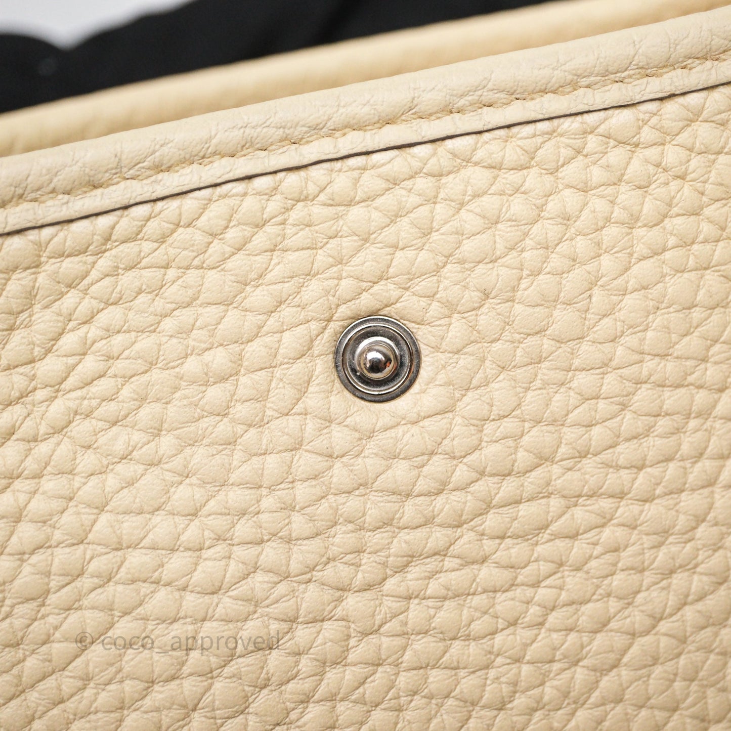Hermès Mini Evelyne 16 Nata Clemence Black/Vert Bosphore Sangle Flipperball Palladium Hardware