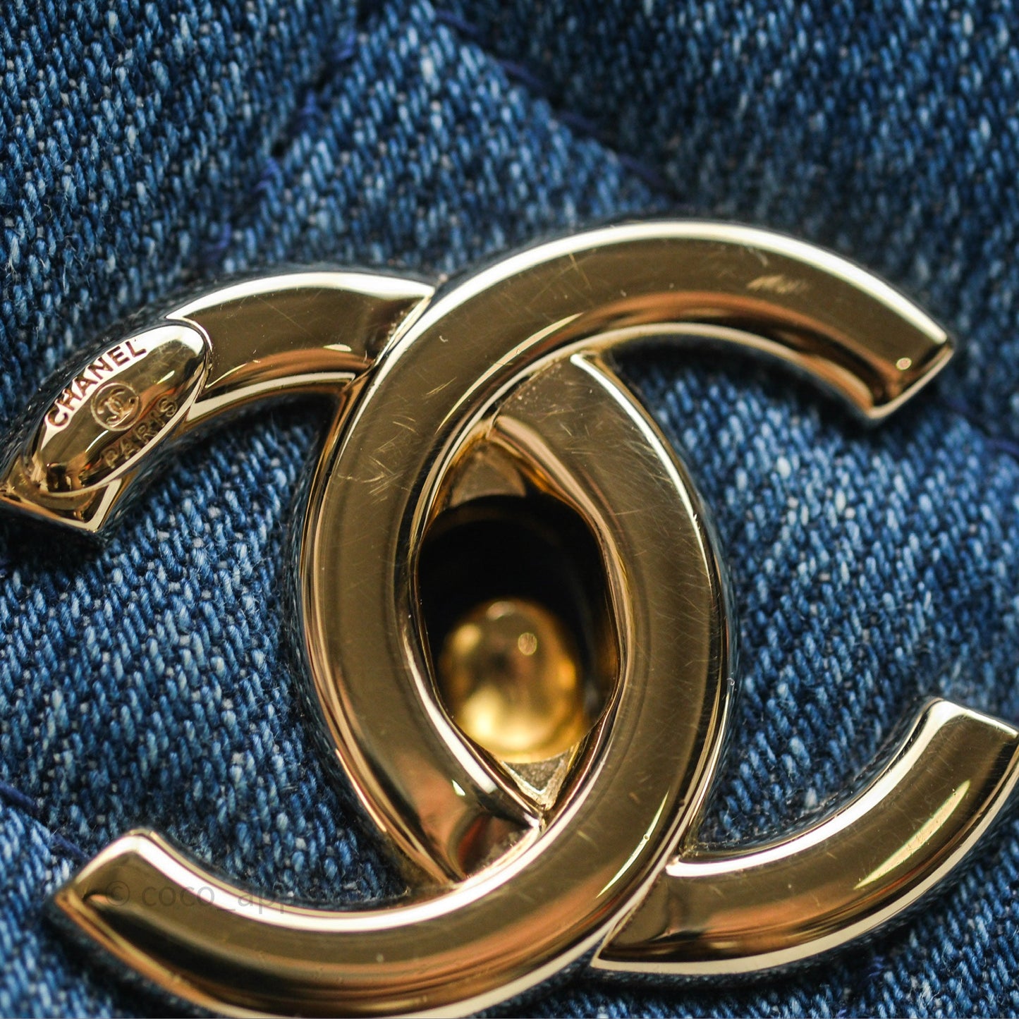 Chanel Small Trendy CC Denim Gold Hardware