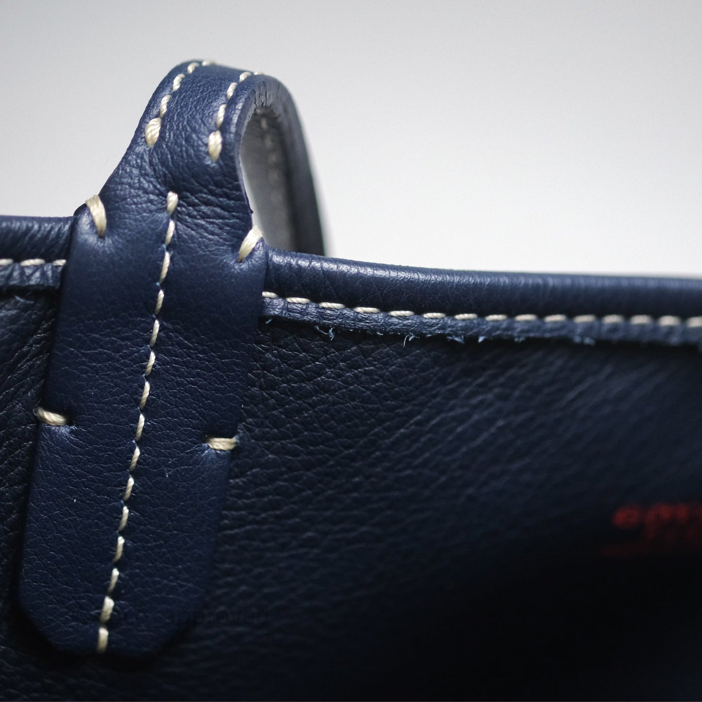 Goyard Anjou Mini Bag Goyardine Canvas Navy
