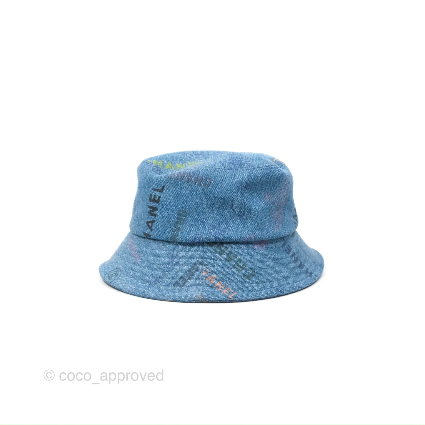 Chanel CC Denim Bucket Hat 22S