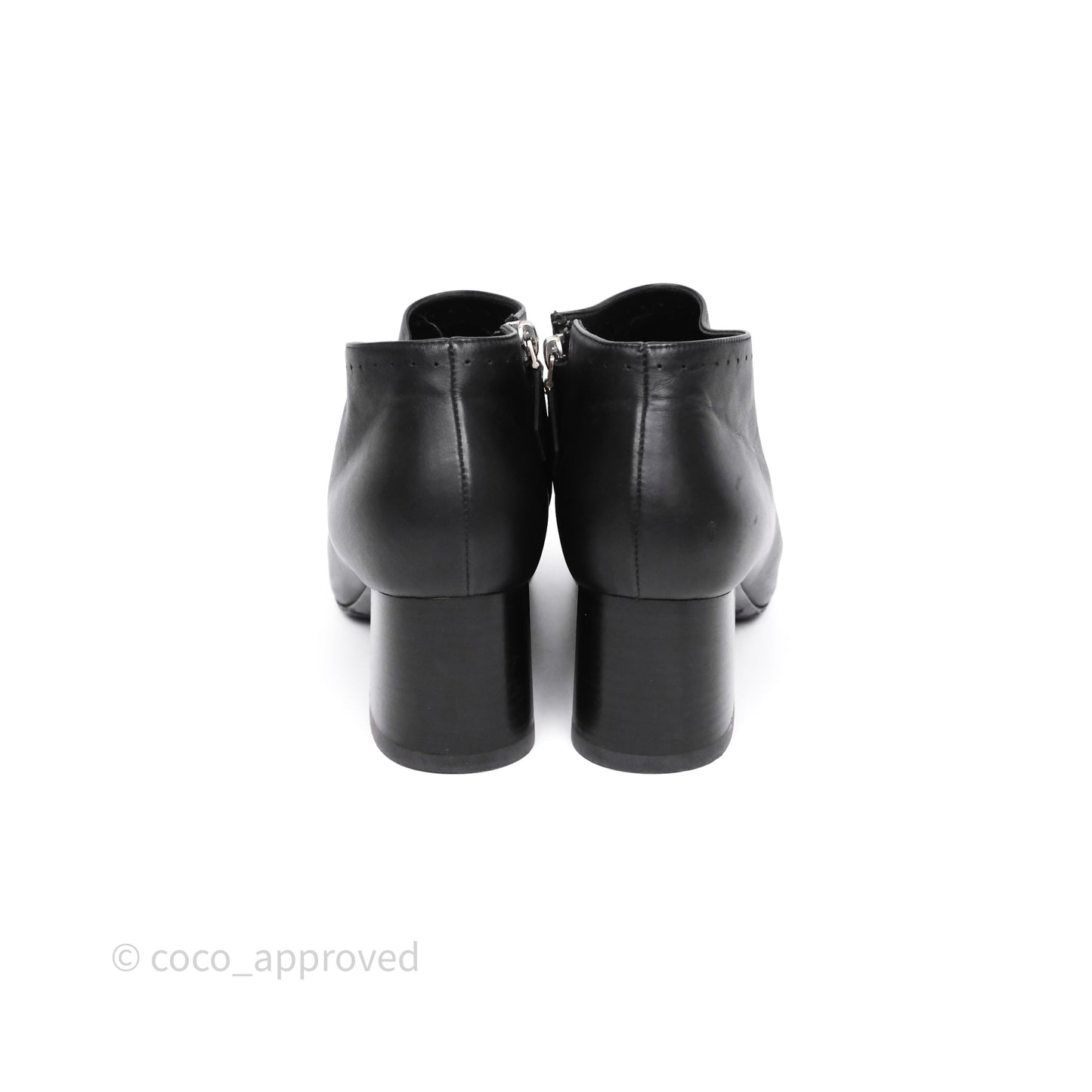 Hermès Ankle Boots Black Size 38