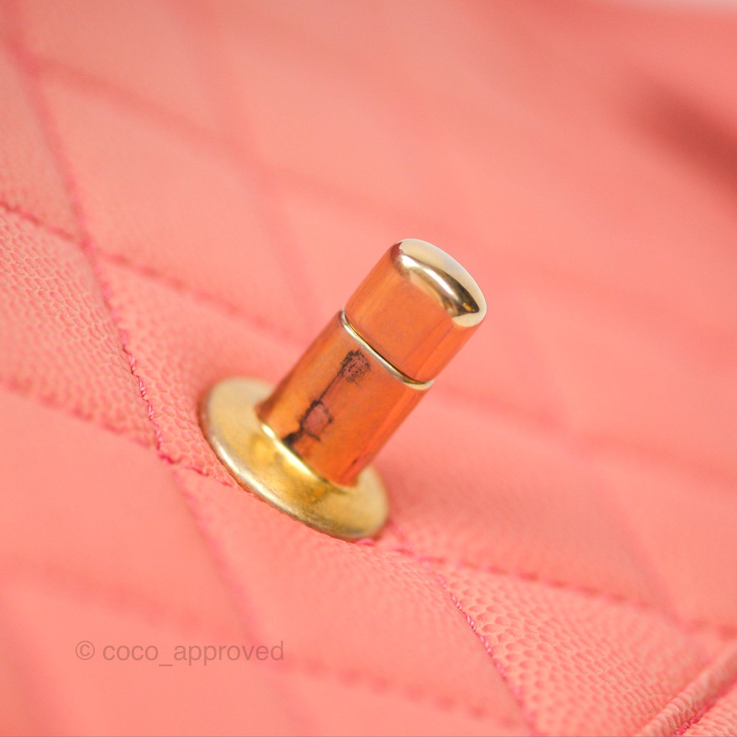 Chanel Sunset On The Sea Flap Bag Pink Caviar Aged Gold Hardware