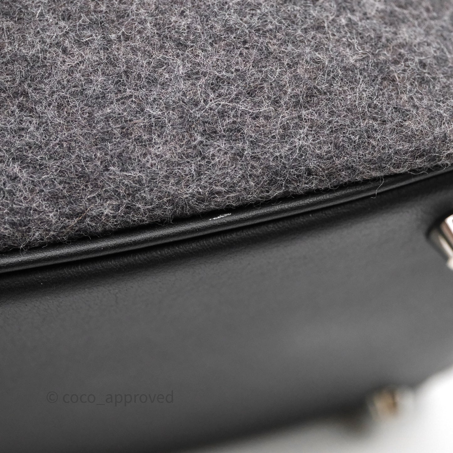 Hermes Picotin 18 Wool Gris Palladium Hardware