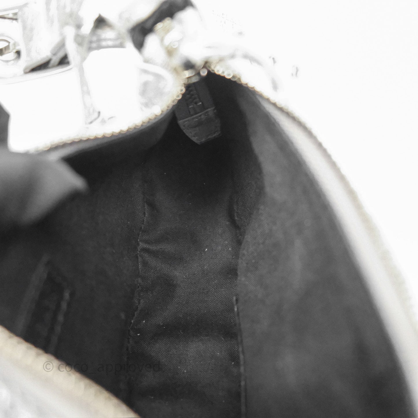 Balenciaga Le Cagole Shoulder Bag Metallic Silver