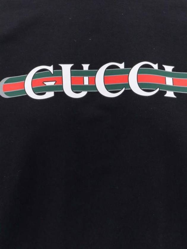 Luxury Gucci Trending 2025 Print Cotton Jersey Sweatshirt Black