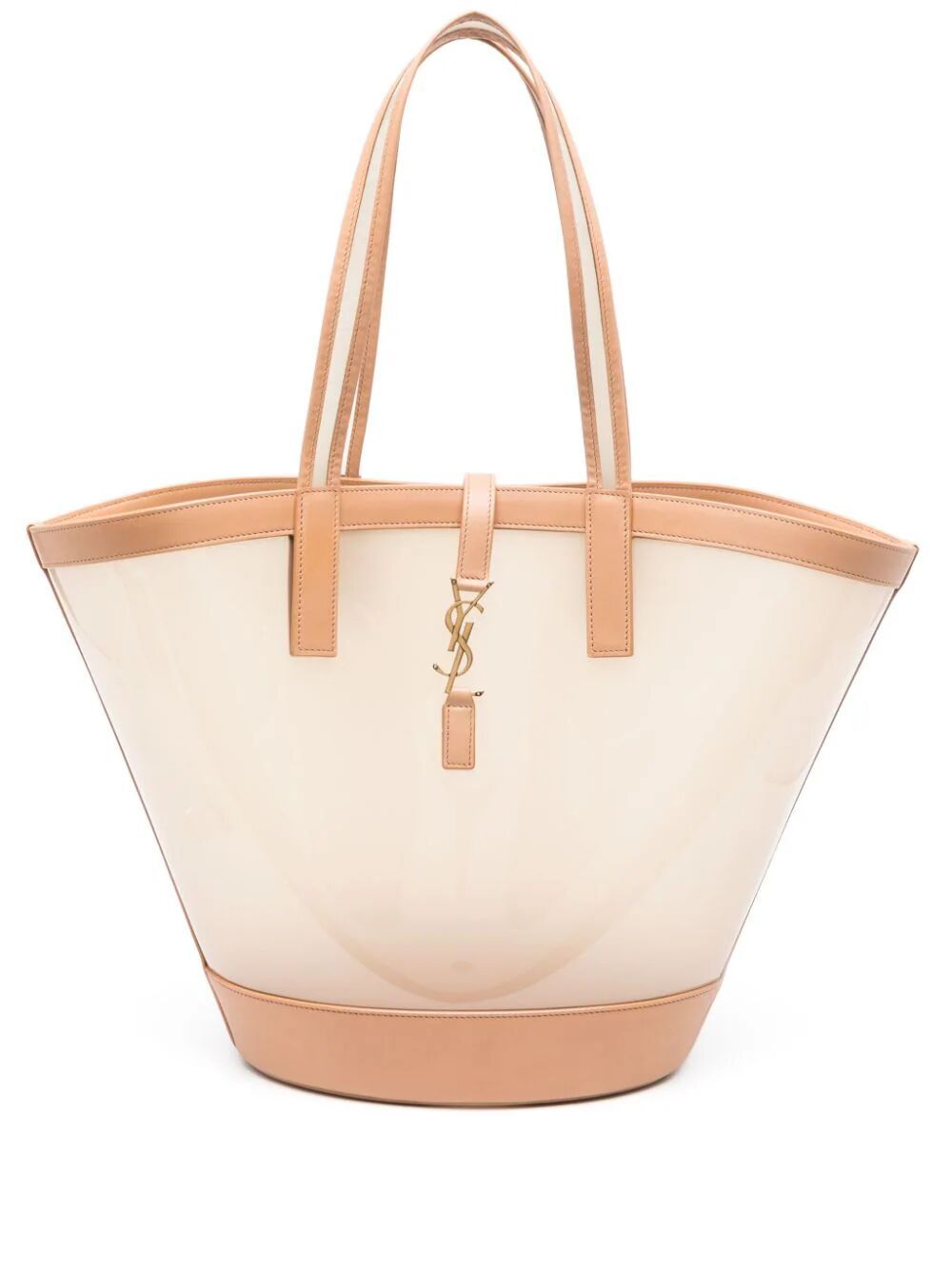 Luxury Saint Laurent Women's Panier Medium Bag in Beige | 773697FAC0F