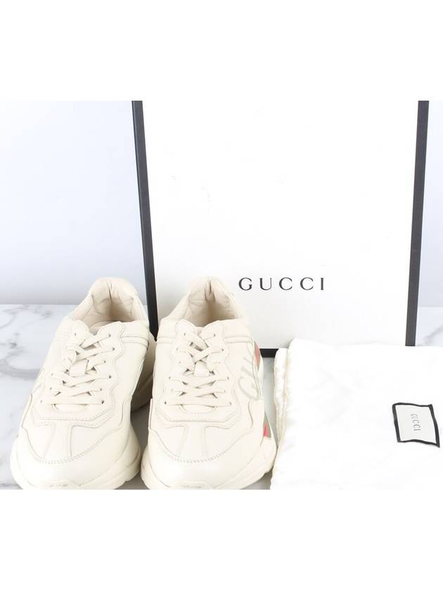 Luxury Gucci Trending 2025 Band logo rhyton sneakers 36 5 235