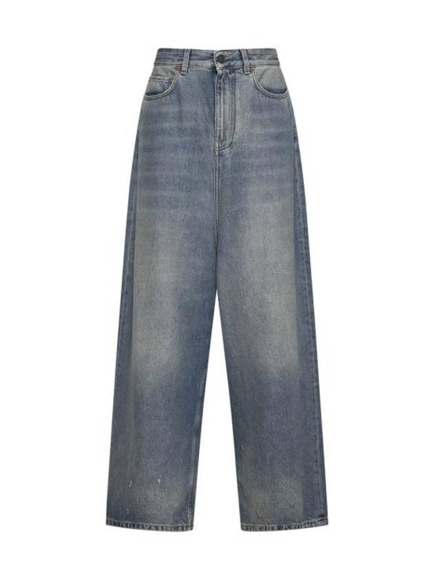 Luxury Balenciaga Low Crotch Jeans Blue