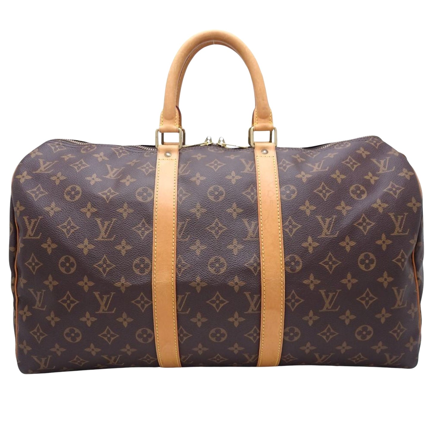 Louis Vuitton Keepall 45  Canvas Travel Bag ()