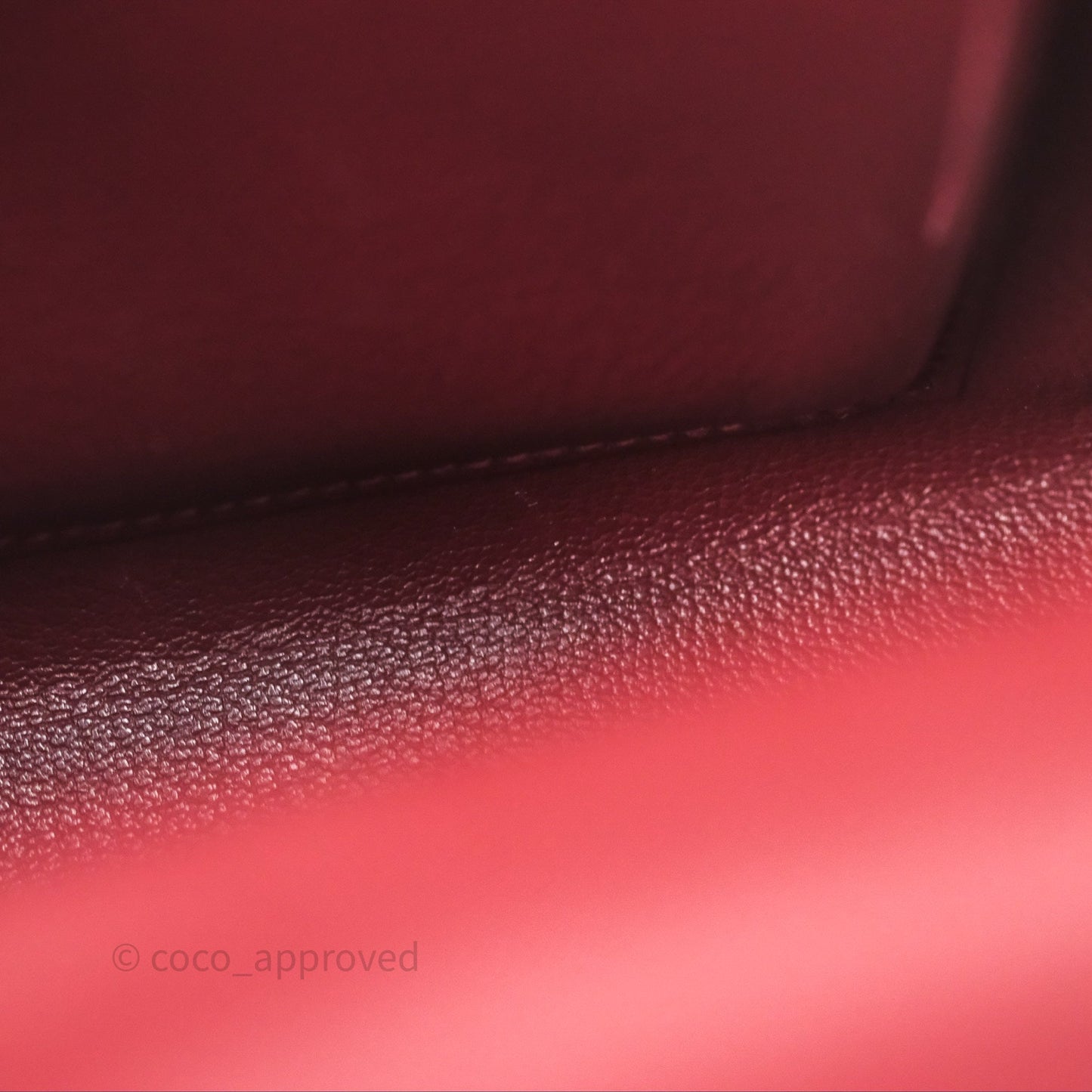 Hermès Sellier Kelly 25 Rouge H Epsom Gold Hardware