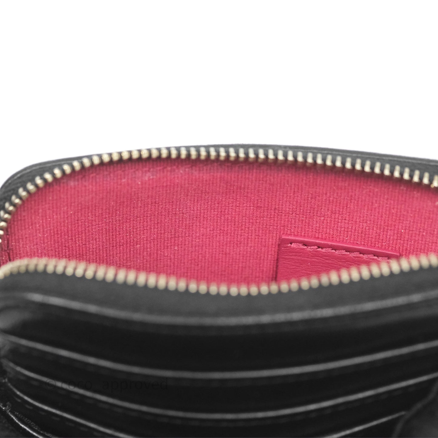 Chanel 19 Black Zipped Coin Purse Lambskin Gold Hardware