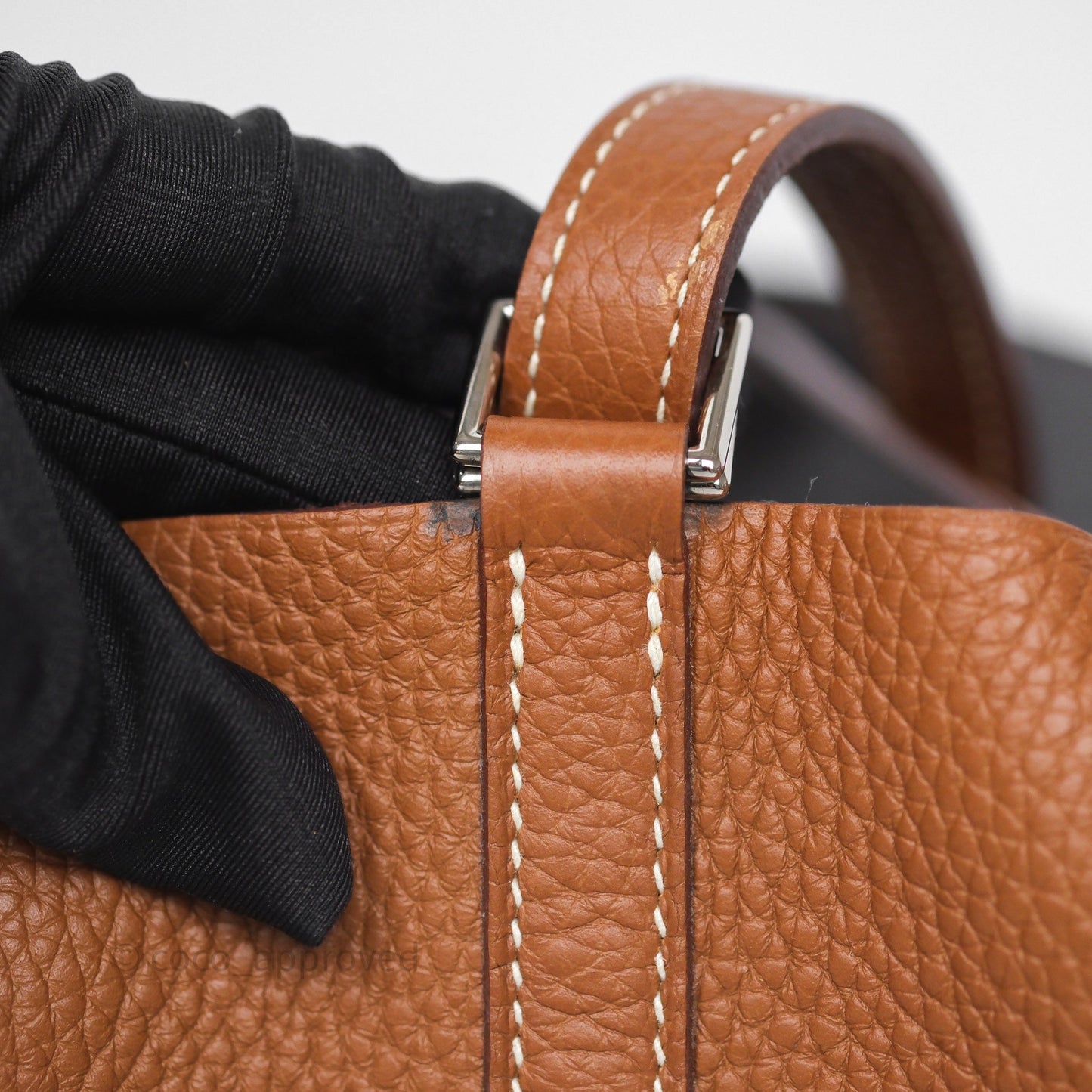 Hermès Picotin Lock 18 Gold 37 Clemence/ Ebene 46 Swift Palladium Hardware