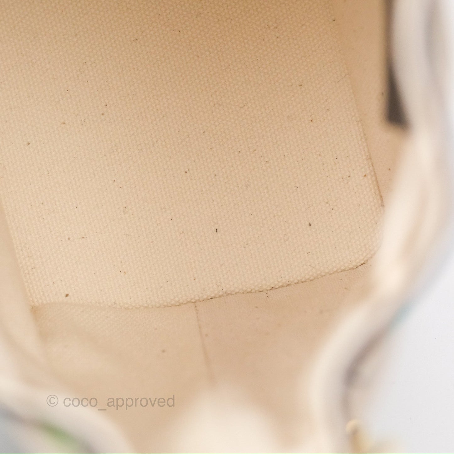 Fendi Mini Mon Tresor Bucket Bag In FF Canvas Grezzo Multicolor Latte Gold Hardware