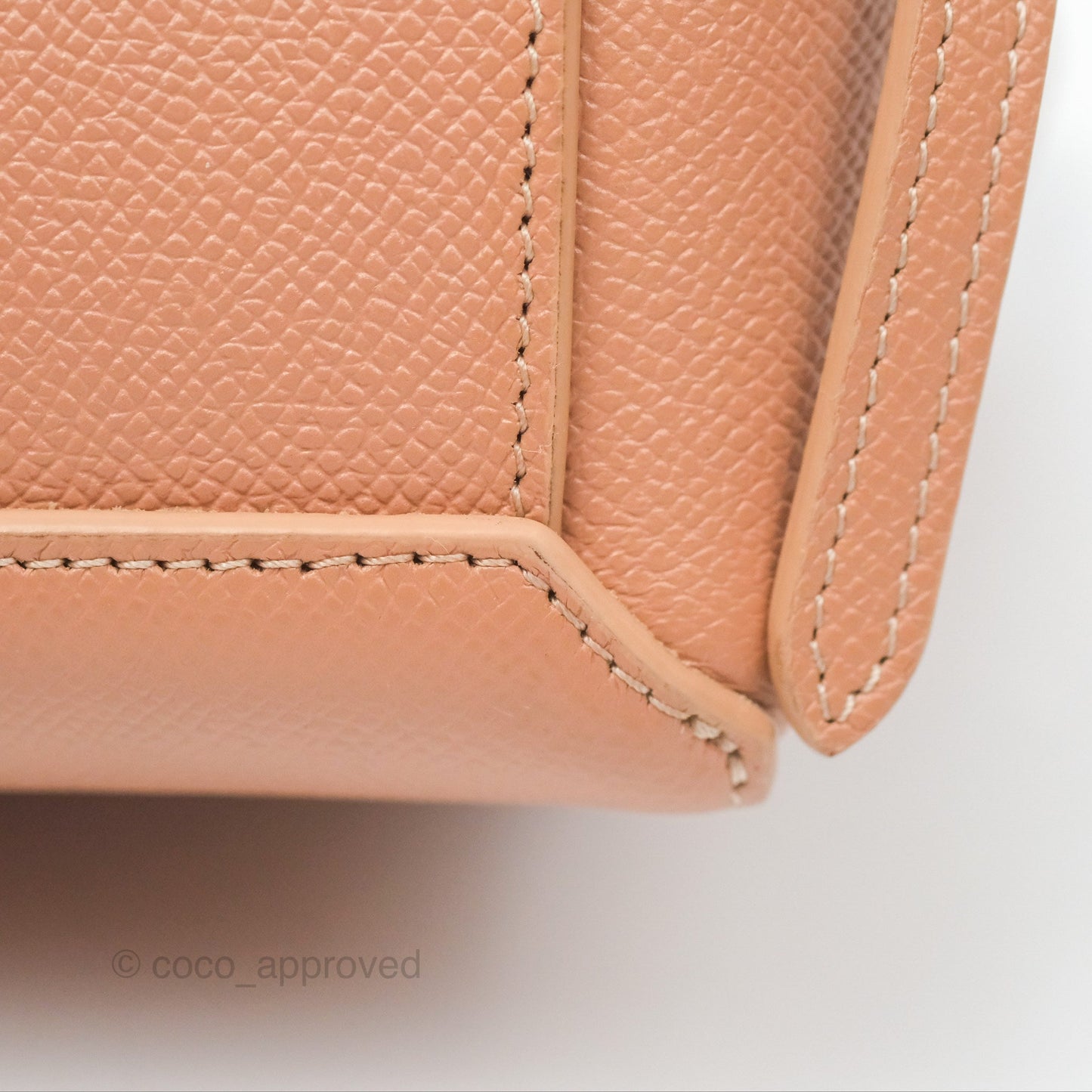 Celine Pico Belt Bag Desert Rose Grained Calfskin Gold Hardware
