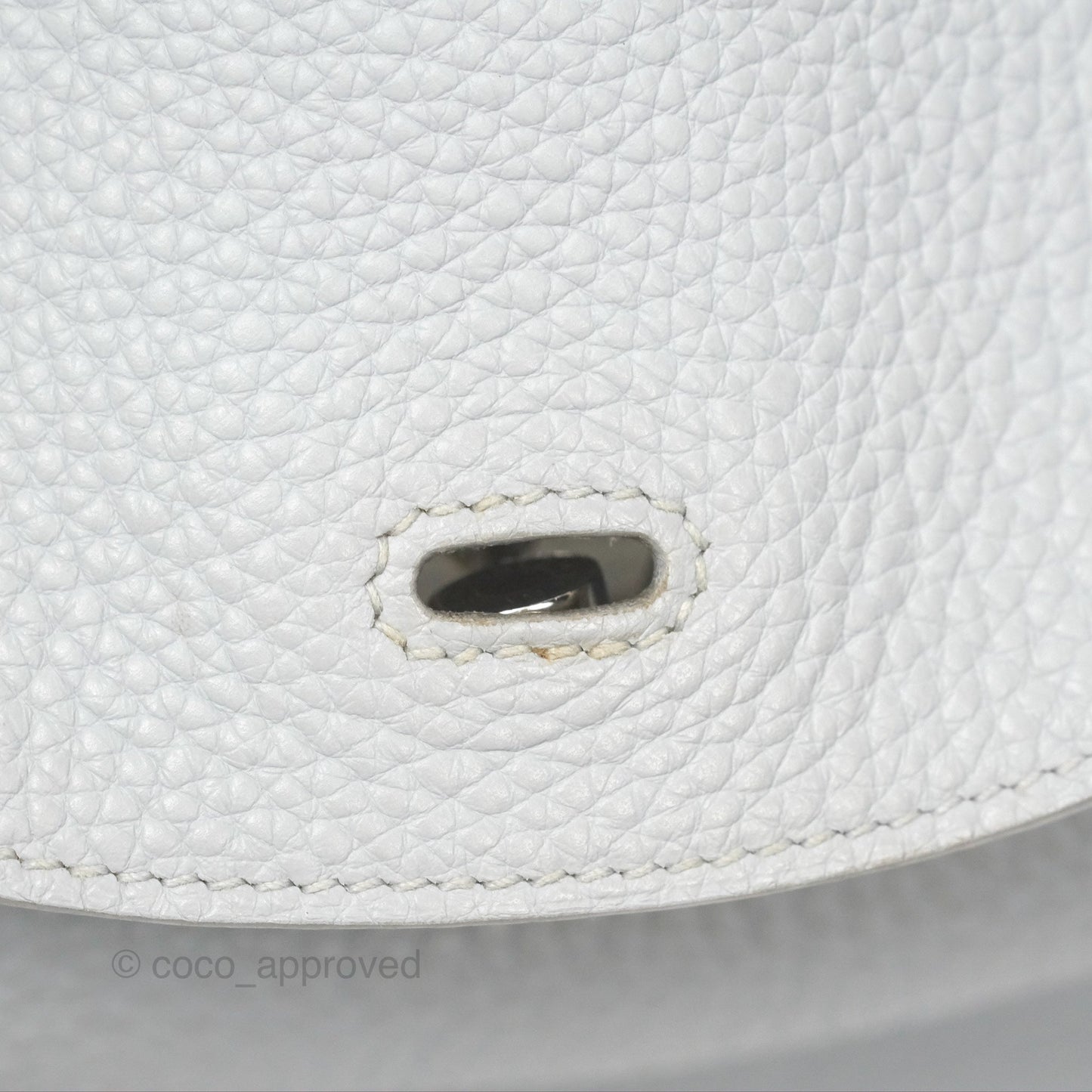 Hermès Lindy 26 Blue Glacier 8U Taurillon Clemence Palladium Hardware