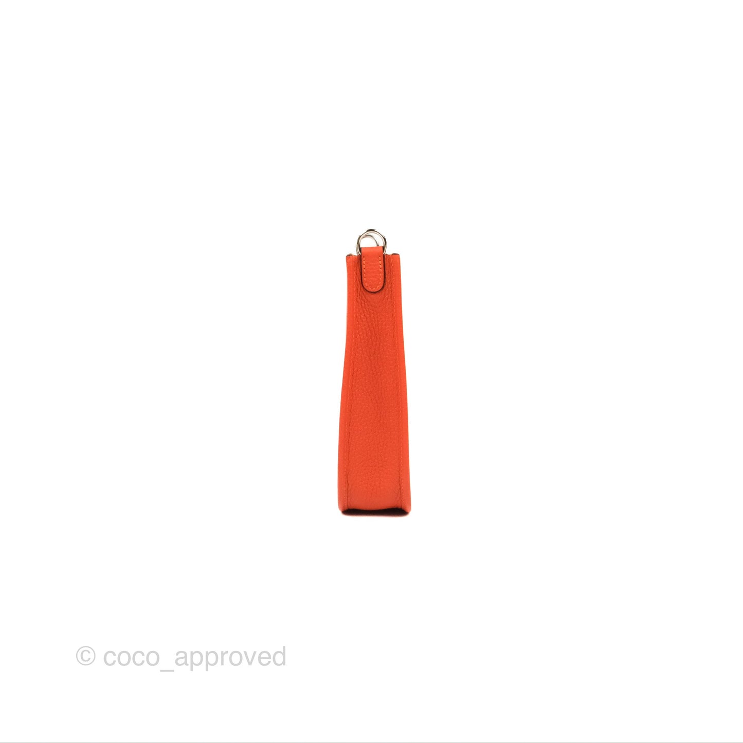 Hermès Mini Evelyne 16 Feu Clemence Palladium Hardware