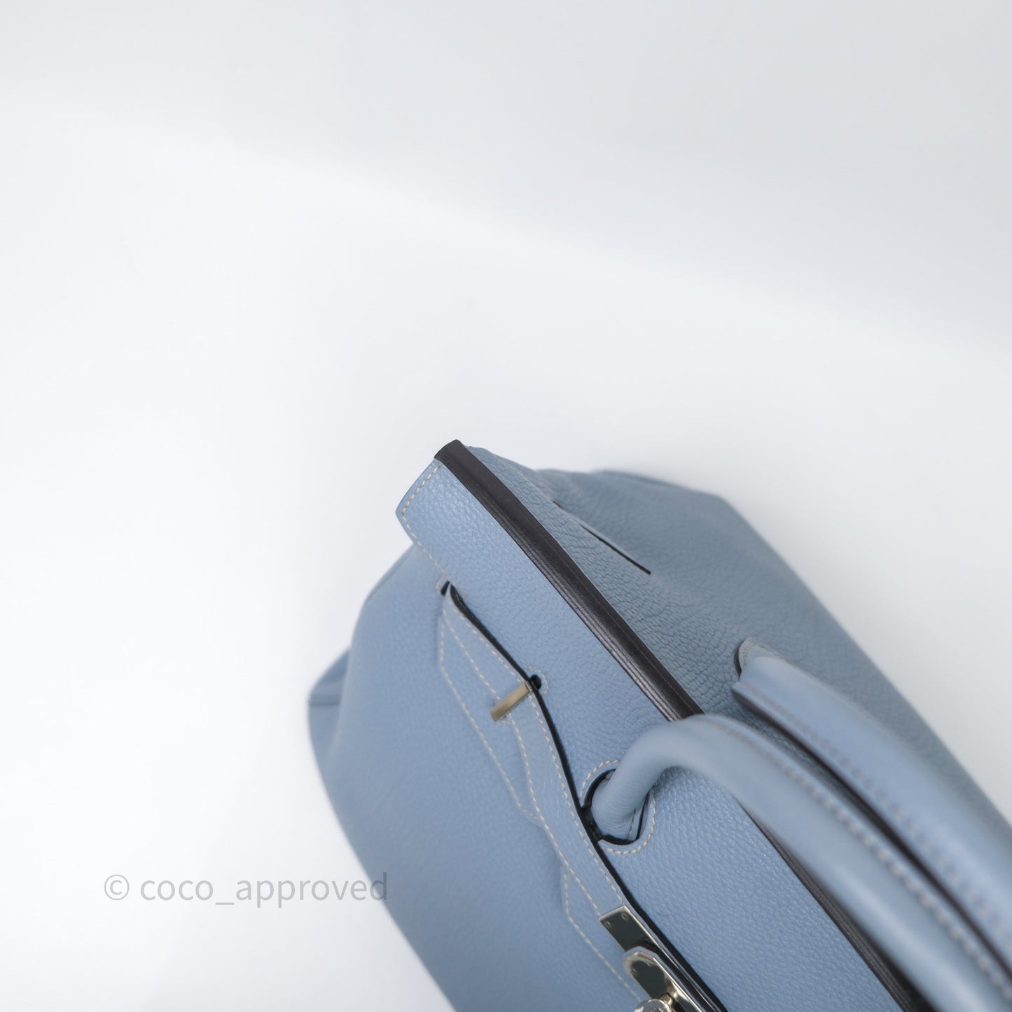 Hermès Birkin 35 Blue Ciel Togo Palladium Hardware