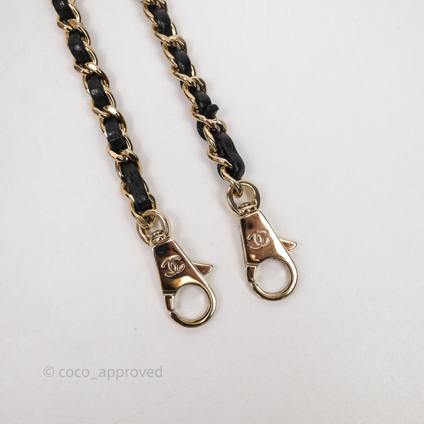 Chanel Small Quilted Coco Handle Black Caviar Gold Hardware