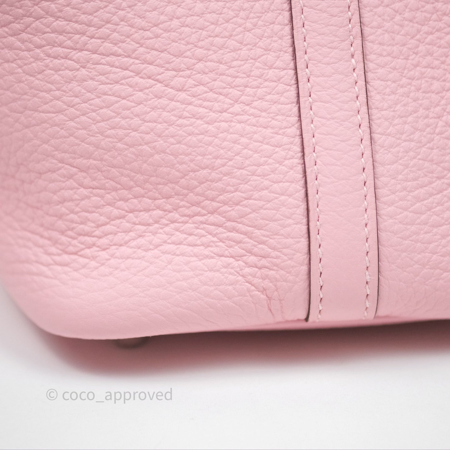 Hermès Picotin 18 Rose Sakura 3Q Clemence Palladium Hardware