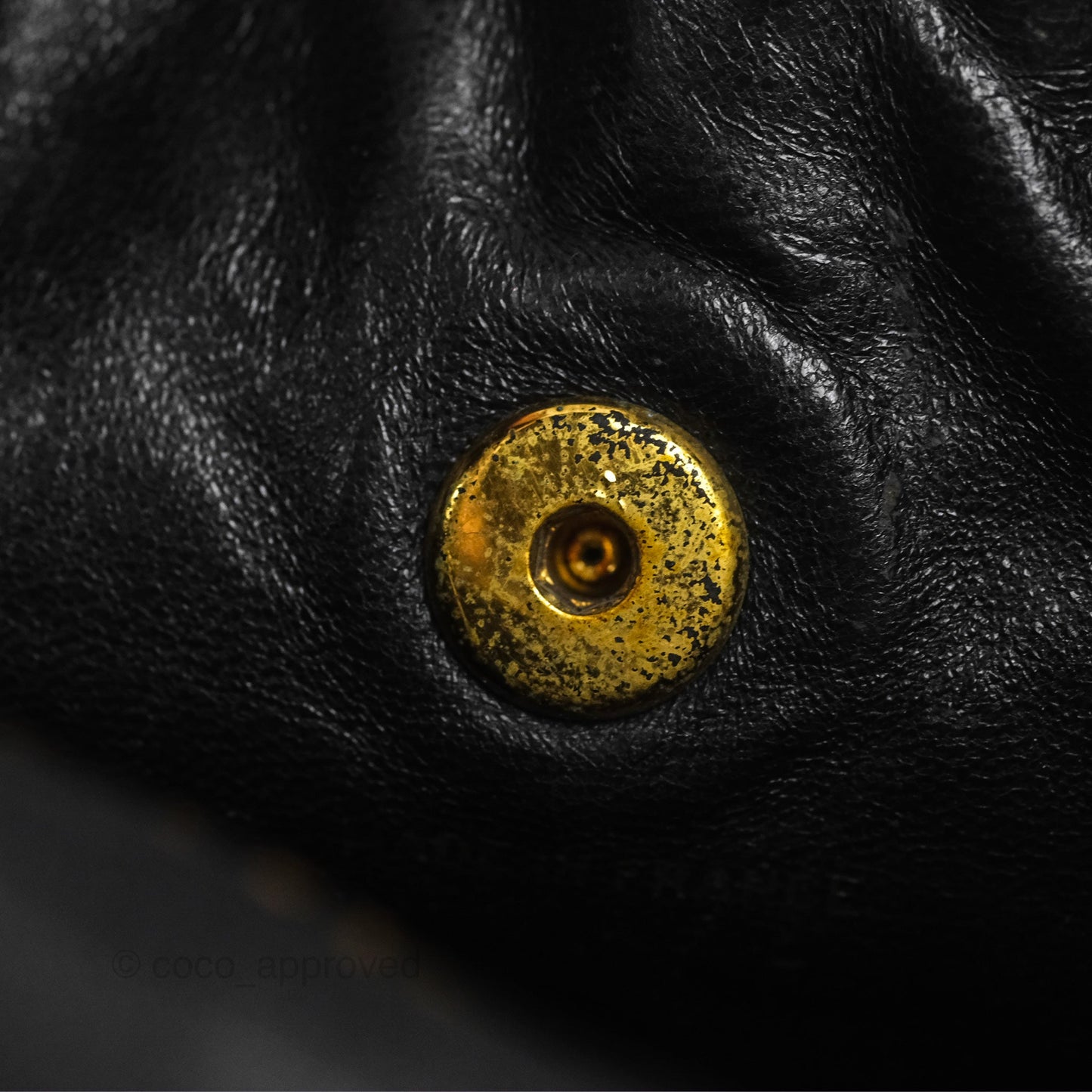 Chanel Vintage CC Duma Backpack Black Lambskin 24K Gold Hardware