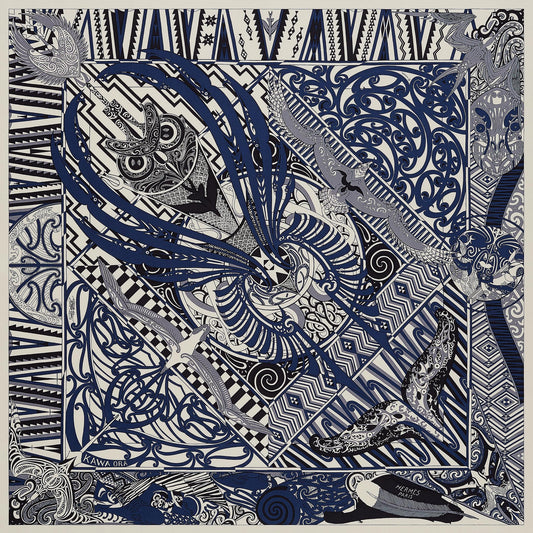 Hermes Kawa Ora Silk Scarf 90