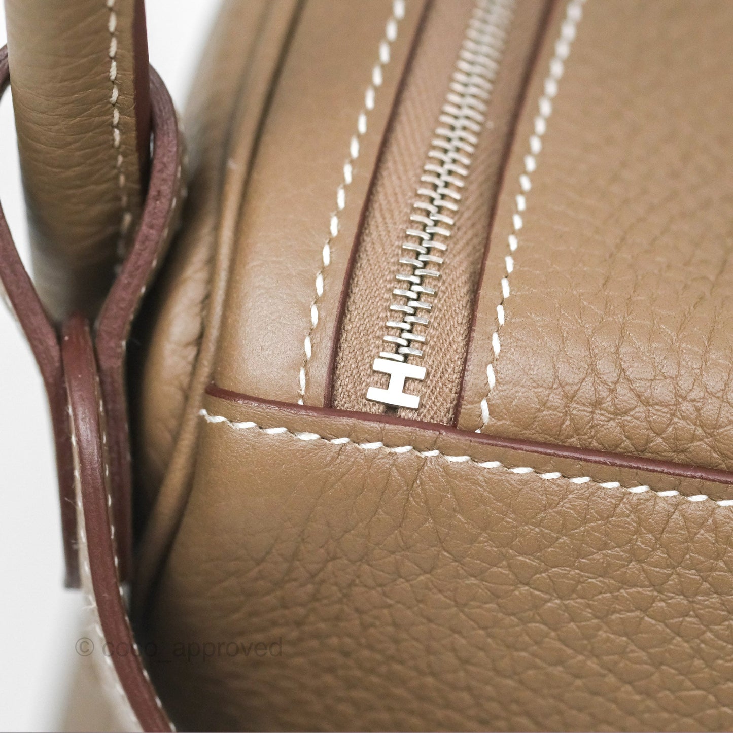 Hermès Lindy 26 Etoupe 18 Clemence Palladium Hardware