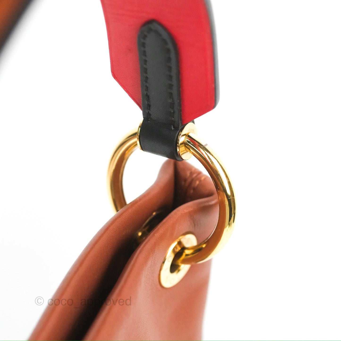 Louis Vuitton Tuileries Besace Bag Brown/Red Monogram
