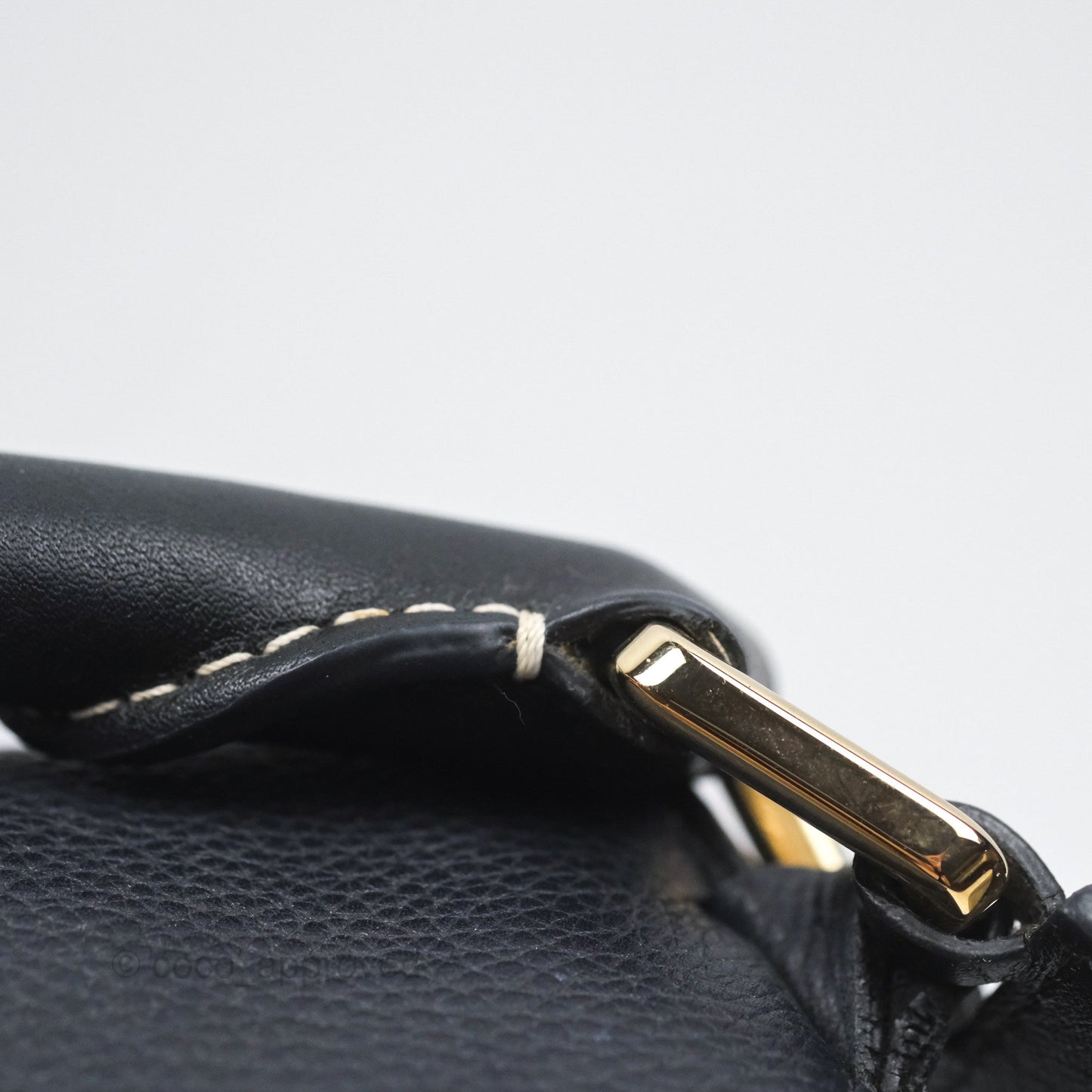 Loewe Medium Puzzle Bag Navy Calfskin Gold Hardware