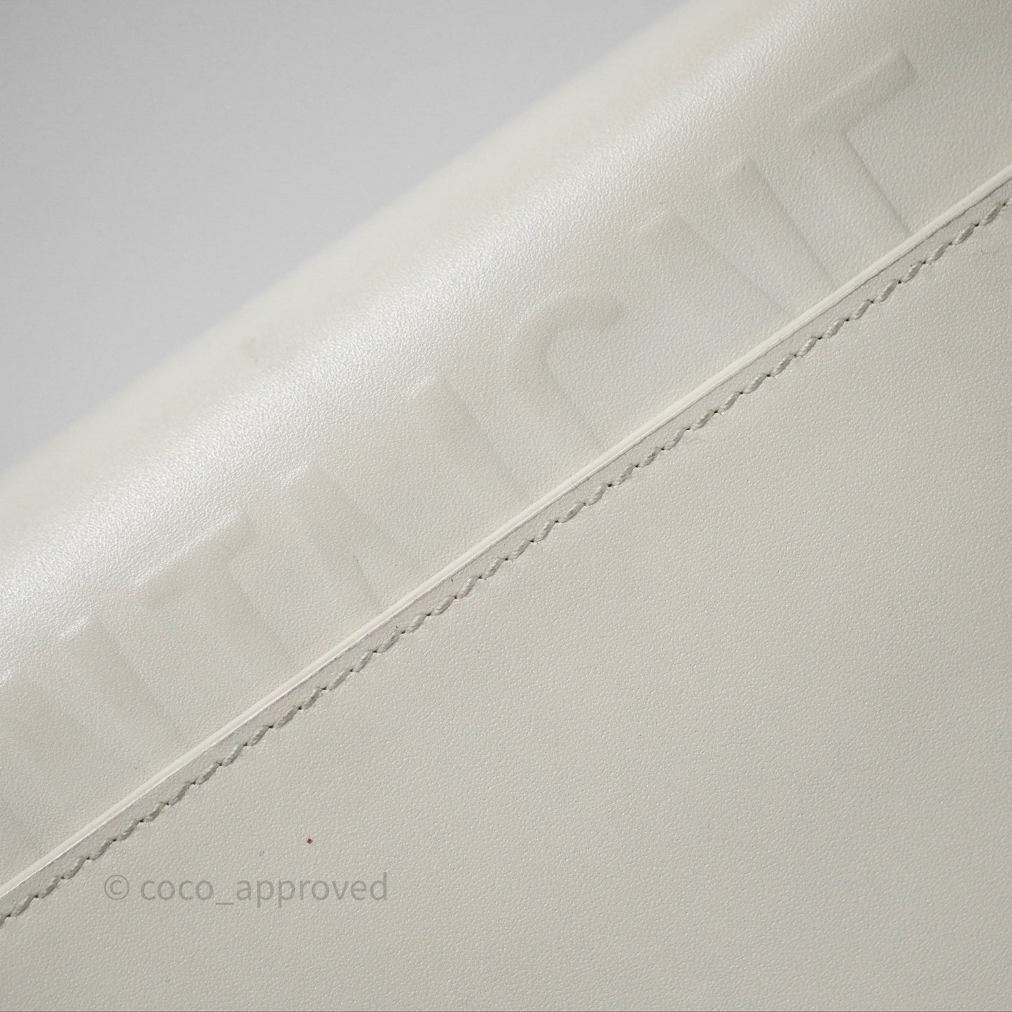 Christian Dior Bobby East-West Bag Calfskin White