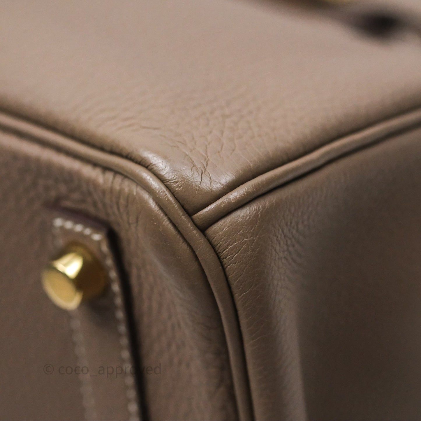 Hermès Birkin 30 Etoupe 18 Togo Gold Hardware