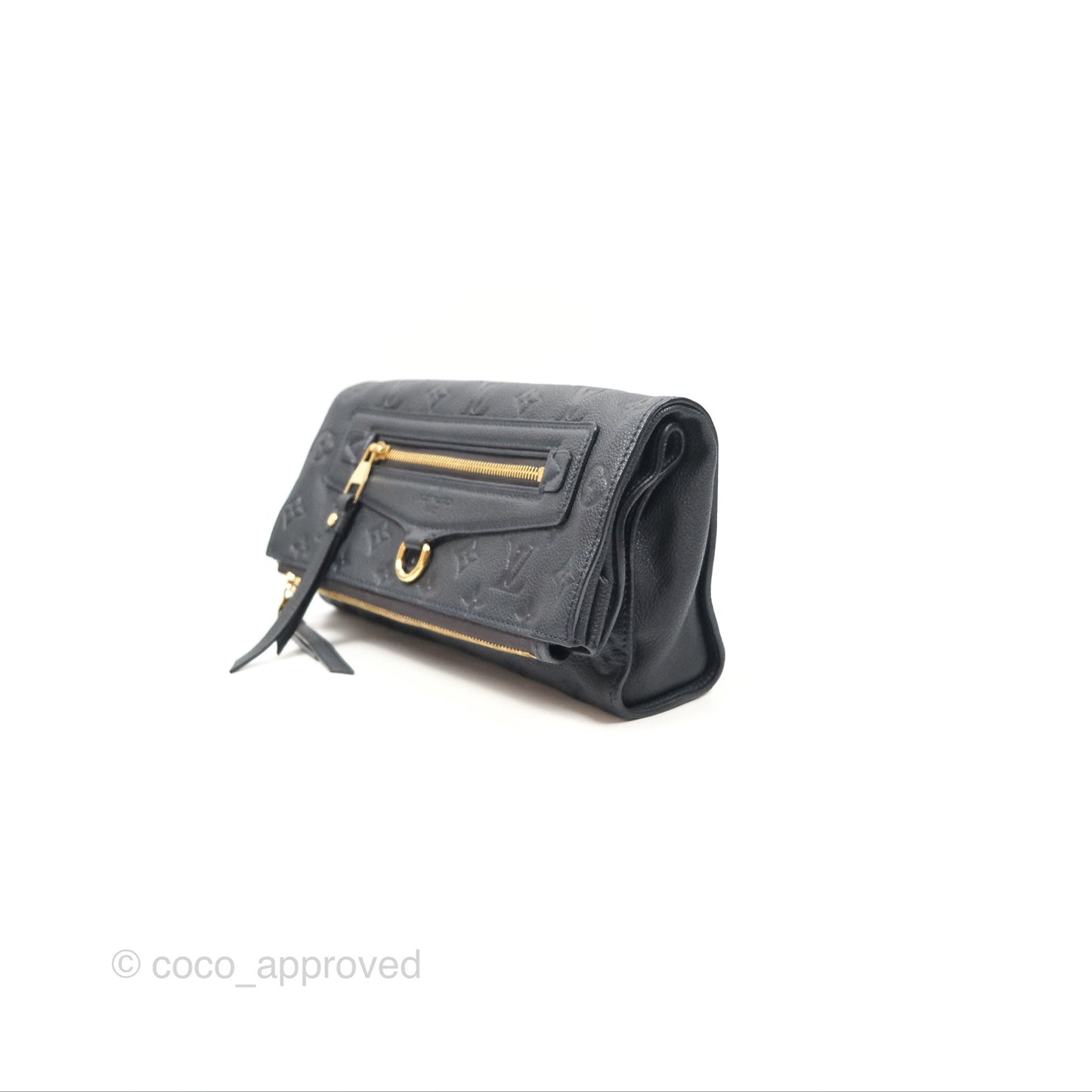 Louis Vuitton Petillante Clutch Empreinte Infini Navy