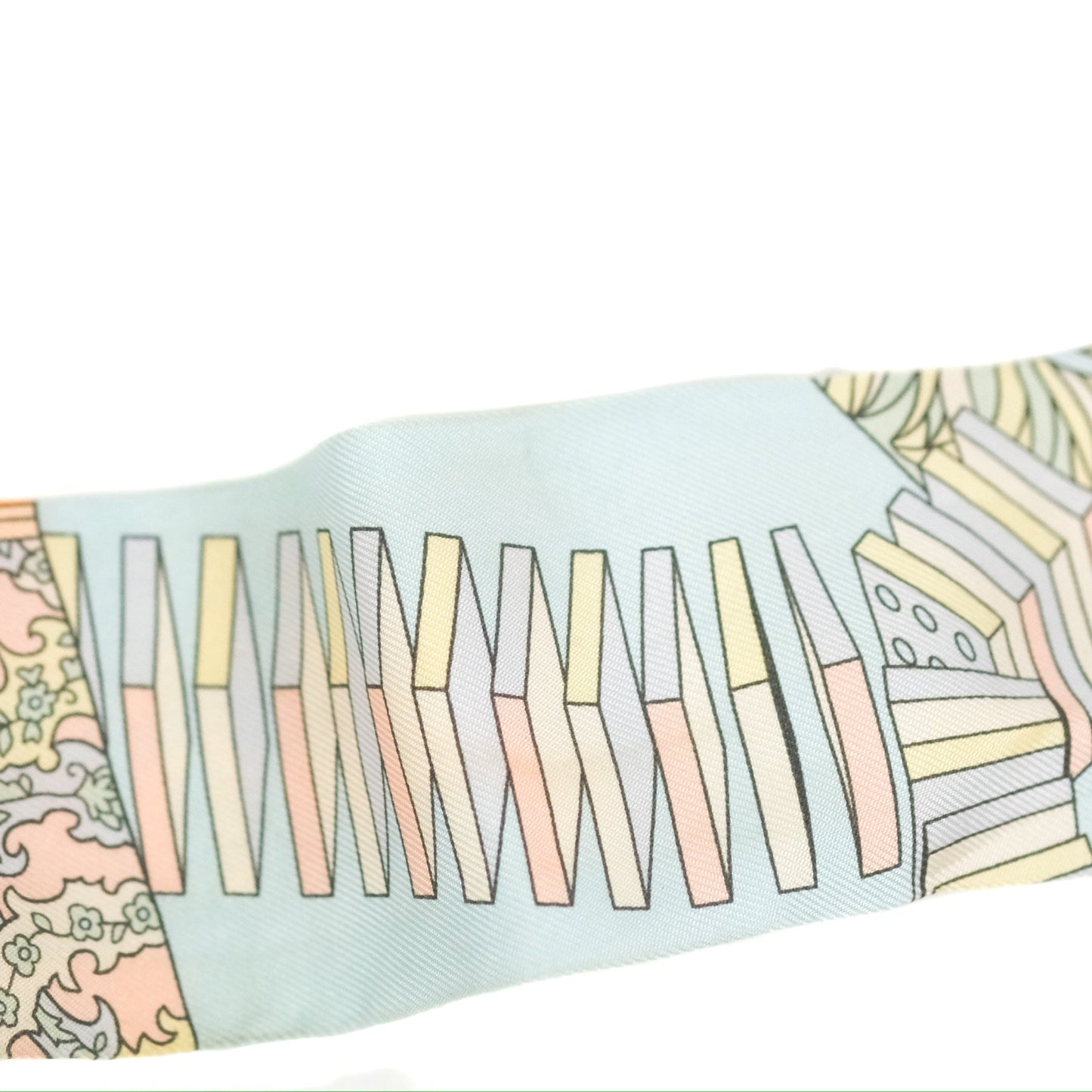 Hermes De l'Ombrelle aux Duels Silk Twilly