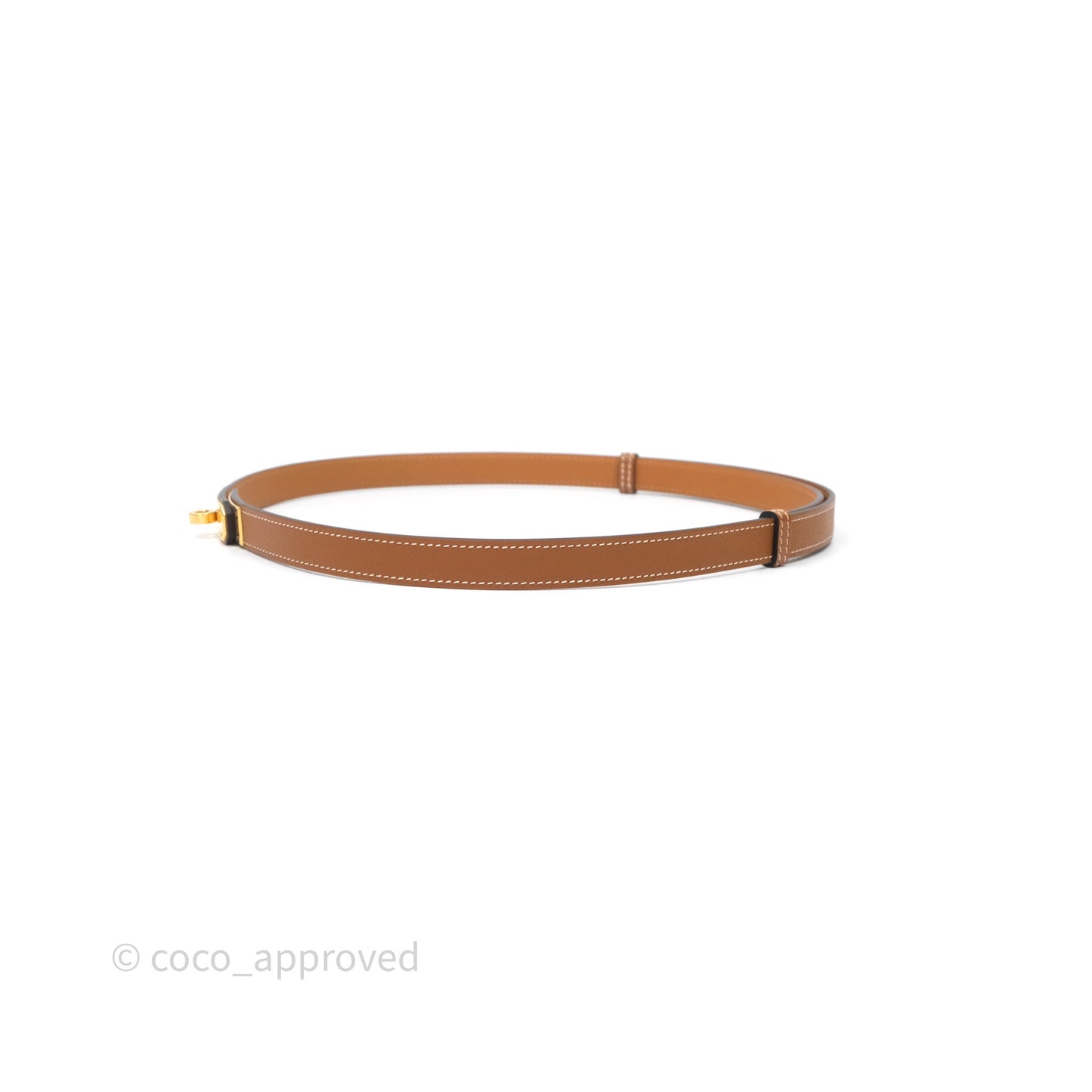 Hermès Kelly Buckle Belt Gold 37 Epsom Gold Hardware