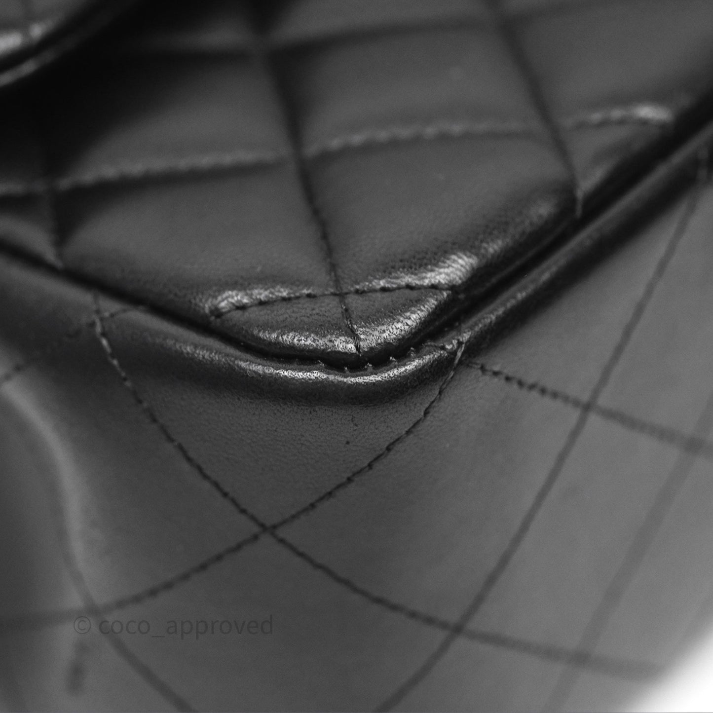 Chanel Jumbo Double Flap Black Lambskin Gold Hardware