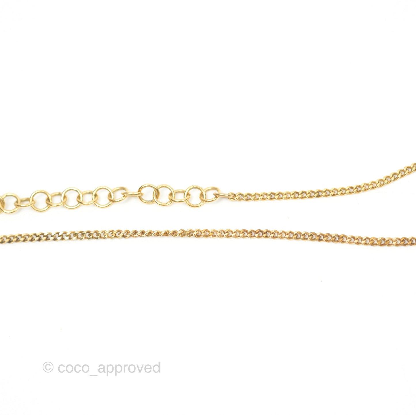 Chanel CC Perfume Bottle Rhinestone Necklace 20A