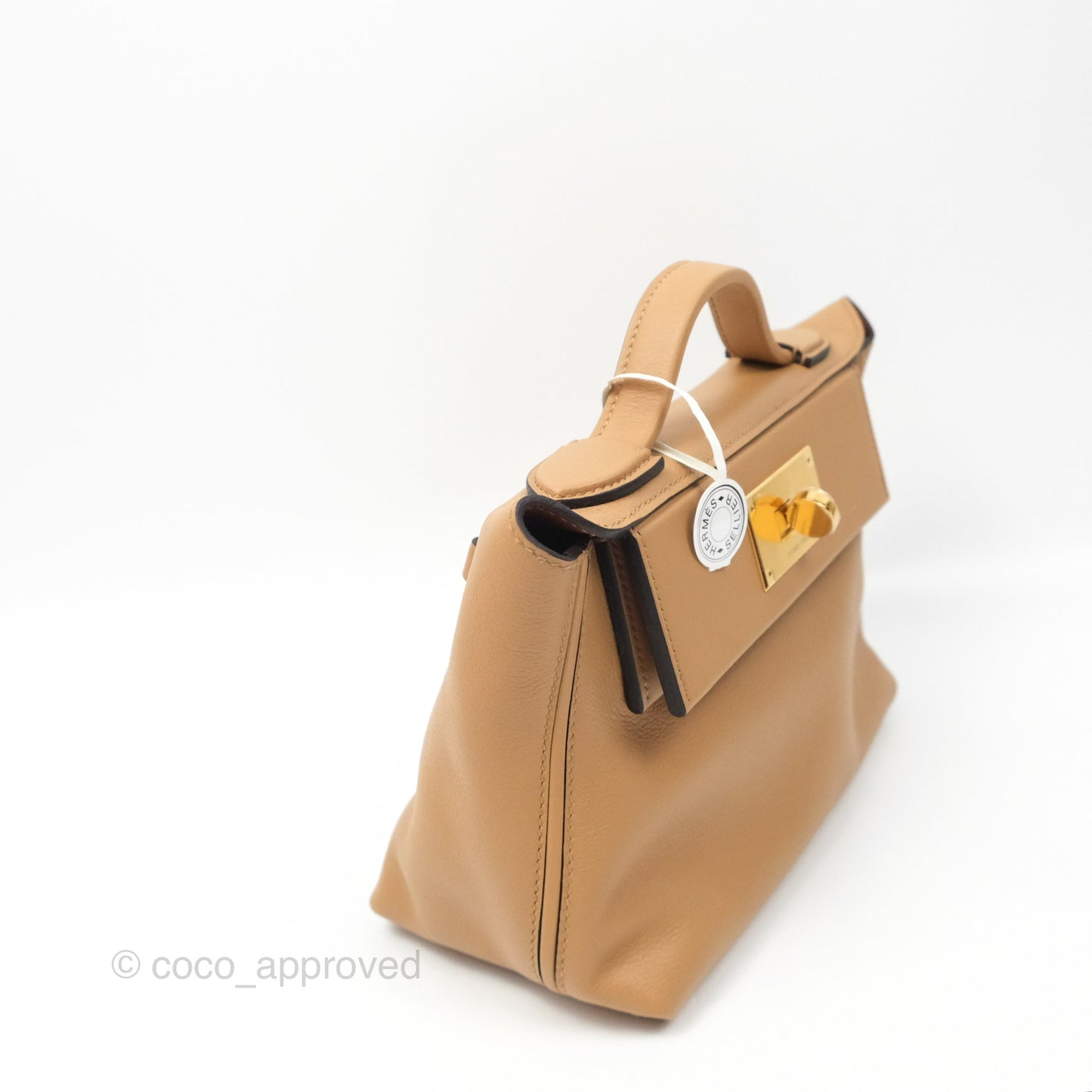 Hermès 24/24 21 Mini Chai 0M Fauve 34 Evercolor Gold Hardware
