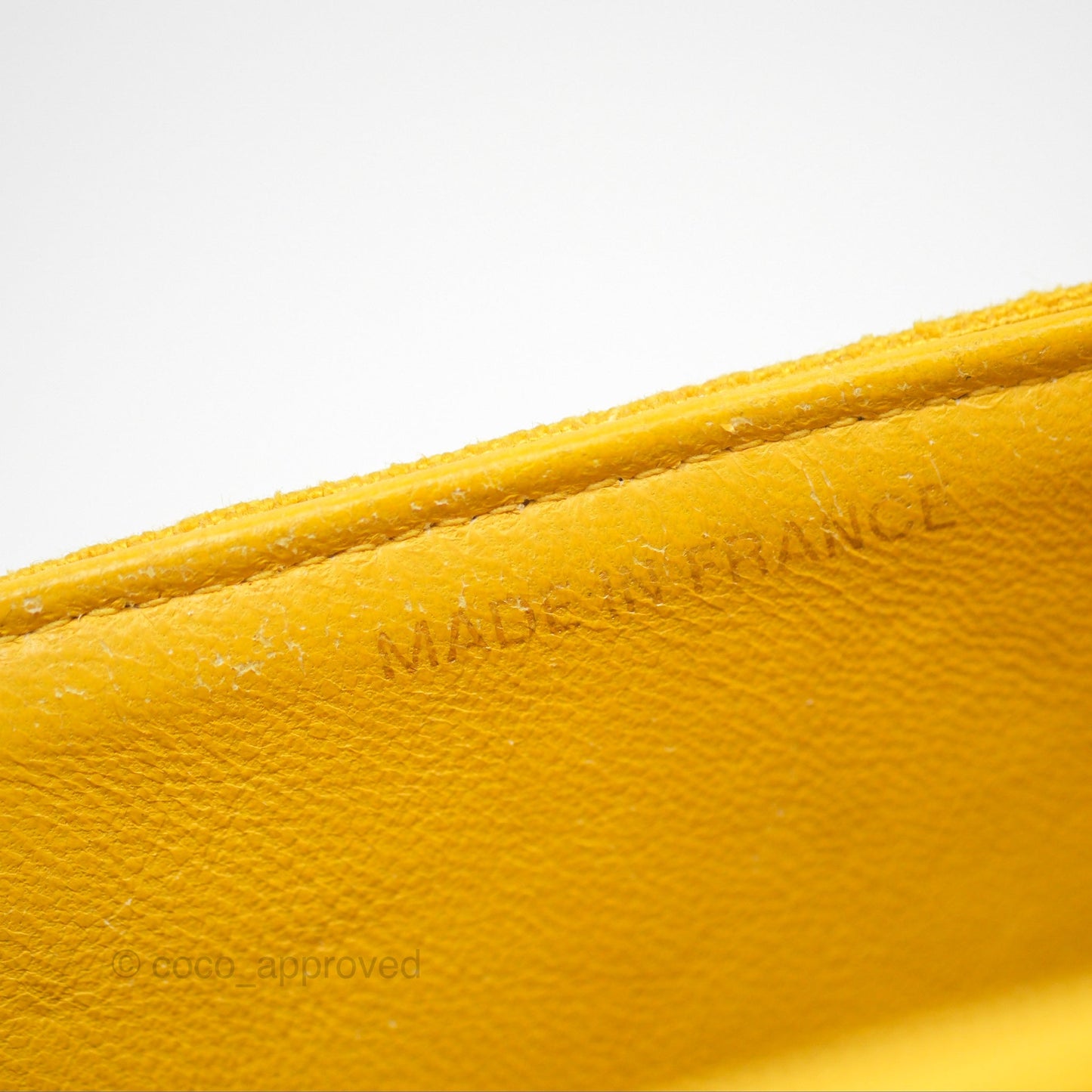 Chanel Vintage Small Classic Diana Flap Bag Yellow Linen Fabric 24K Gold Hardware