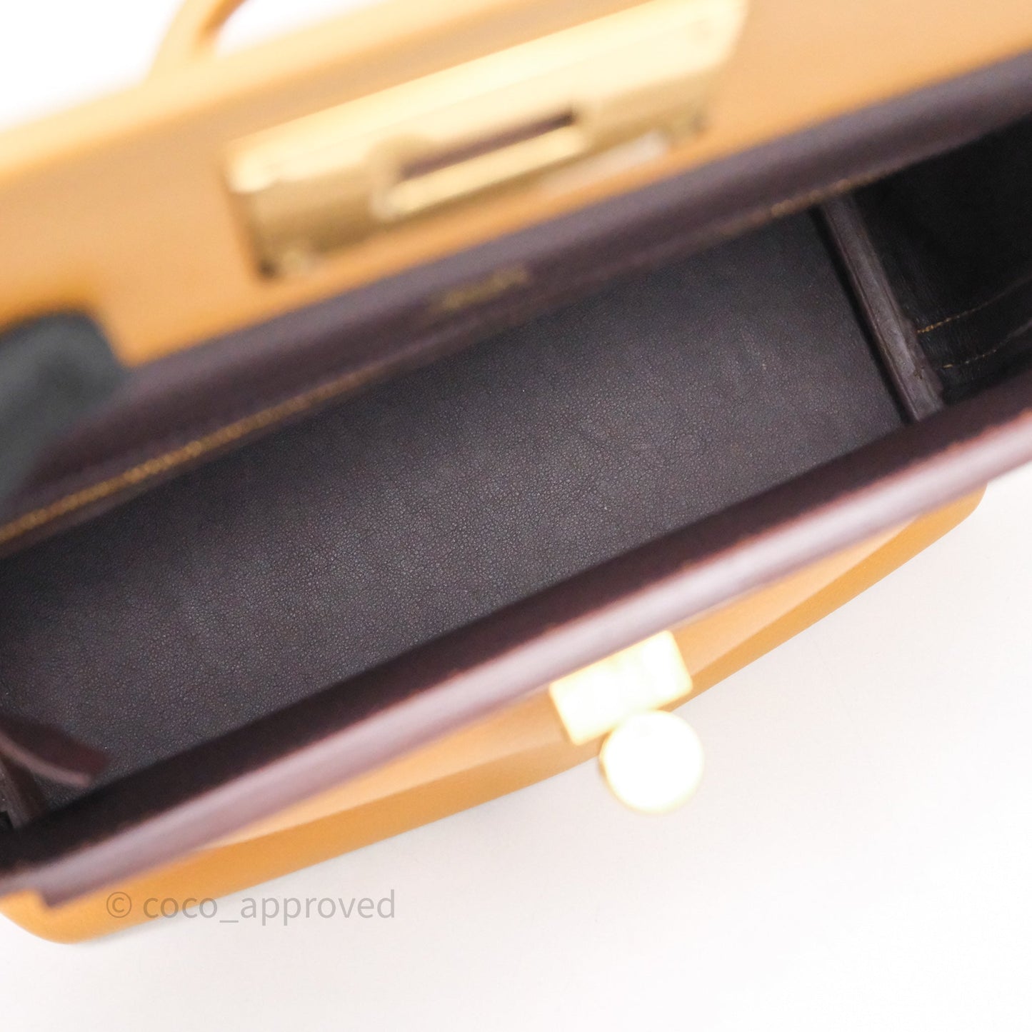 Hermès 24/24 21 Mini Caramel/Sesame/Rouge Sellier Gold Hardware