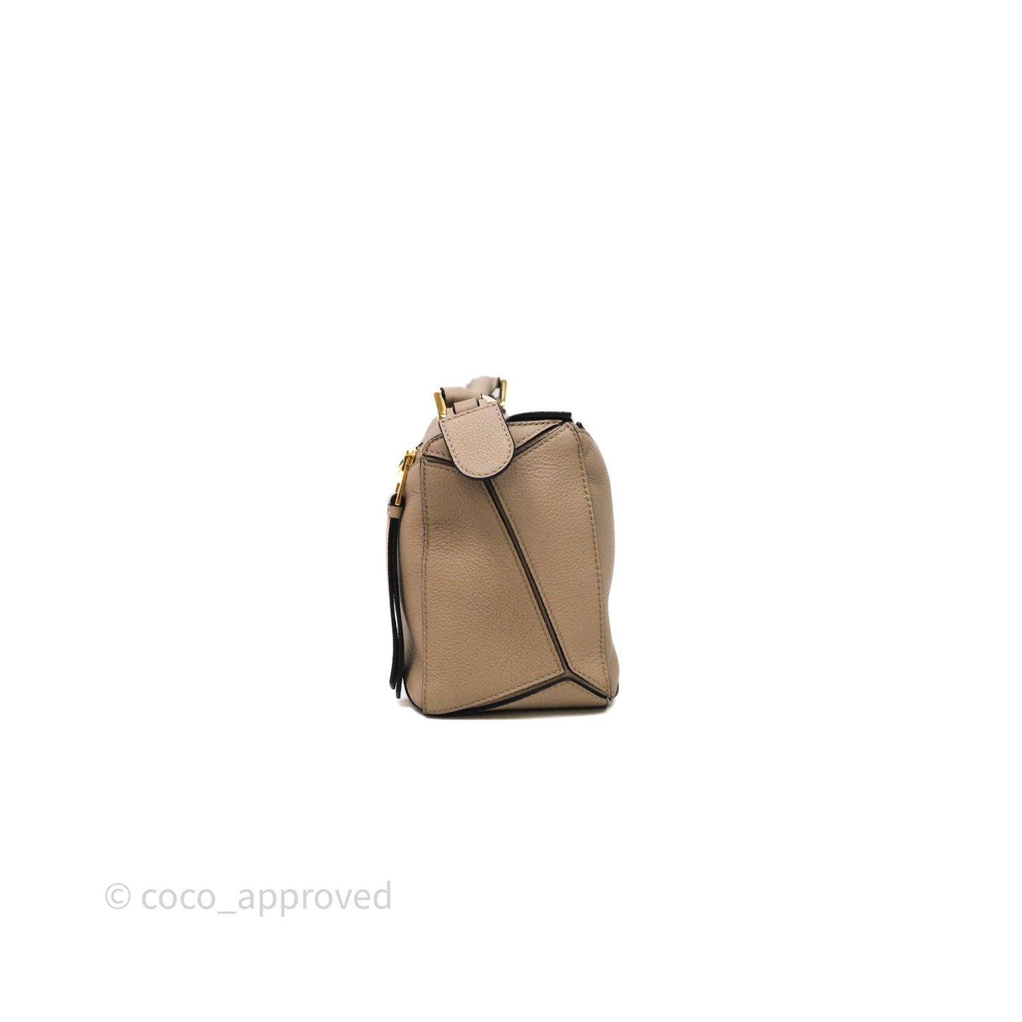 Loewe Small Puzzle Bag Sand Mink Grained Calfskin