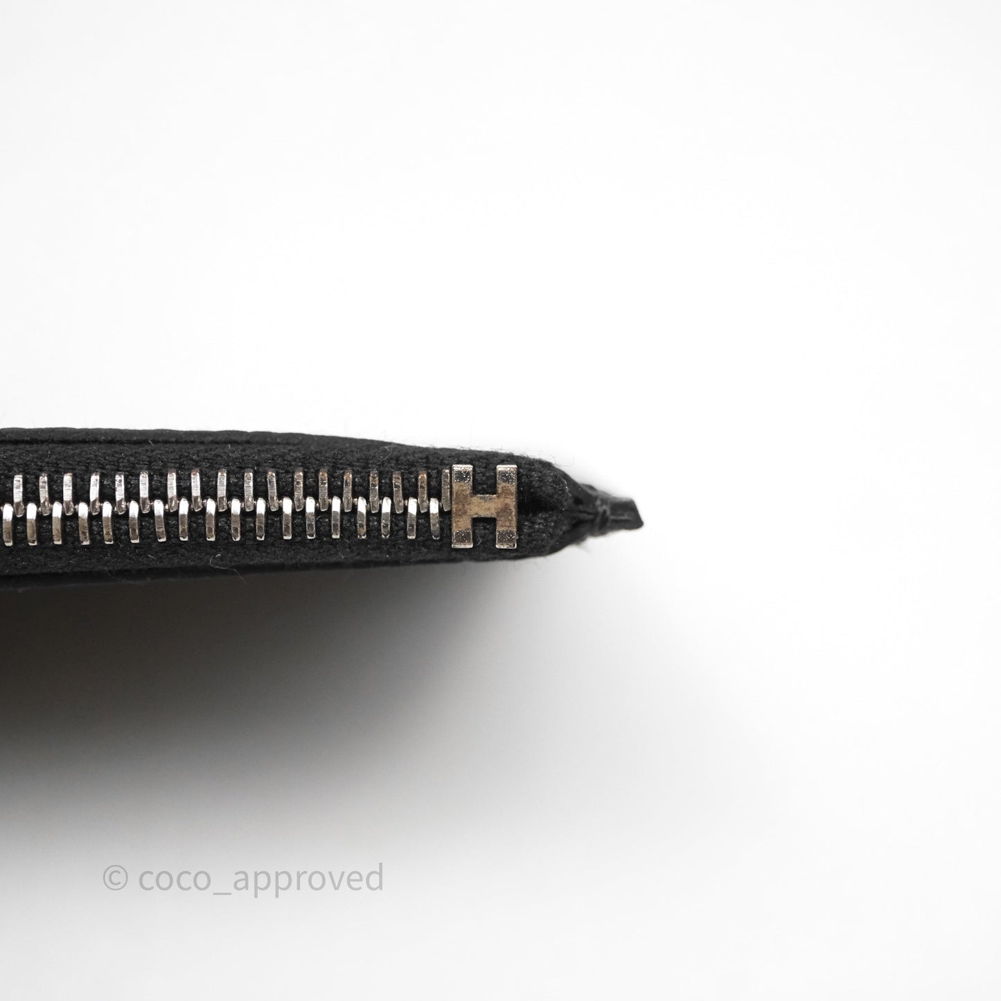 Hermès Constance Slim Wallet Noir 89 Epsom Palladium Hardware
