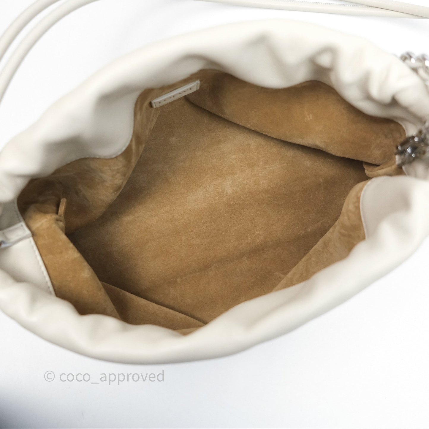 Loewe Medium Flamenco Purse in Mellow Nappa Lambskin Sea Salt