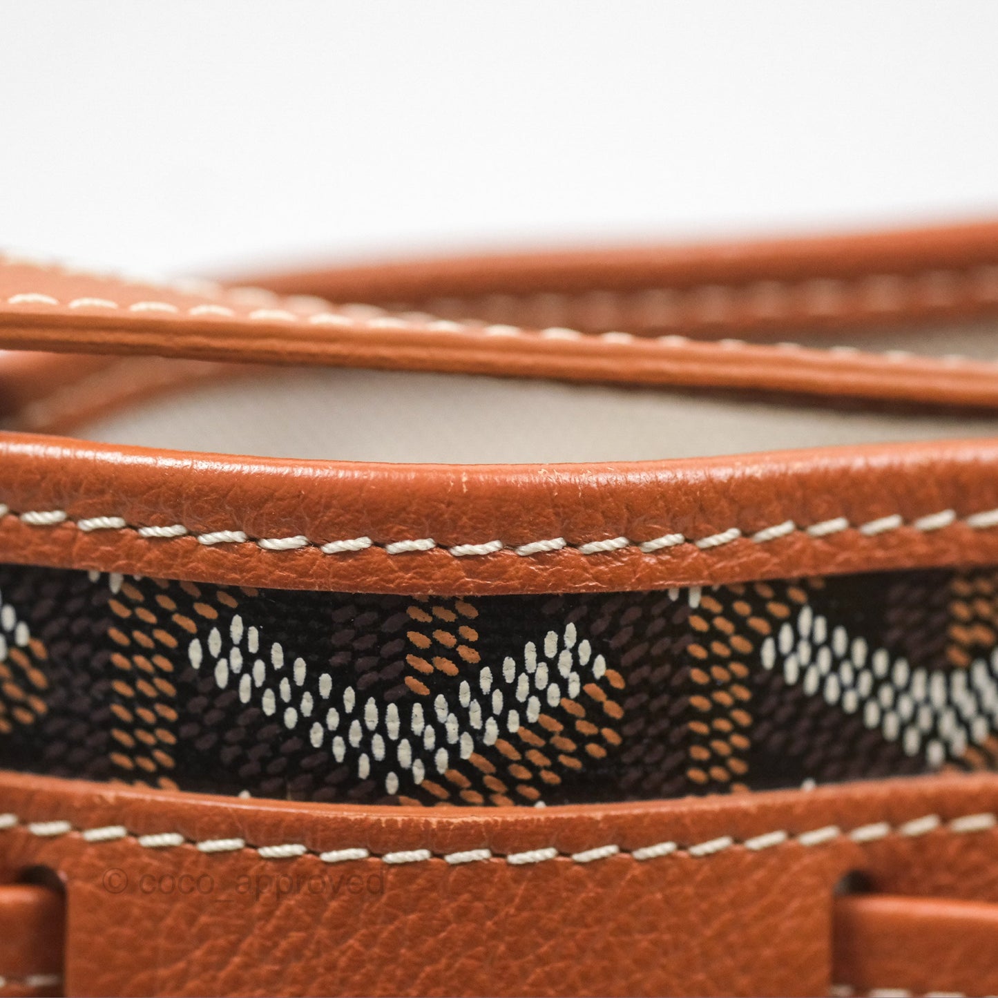 Goyard Petit Flot Bucket Bag Black & Tan Goyardine