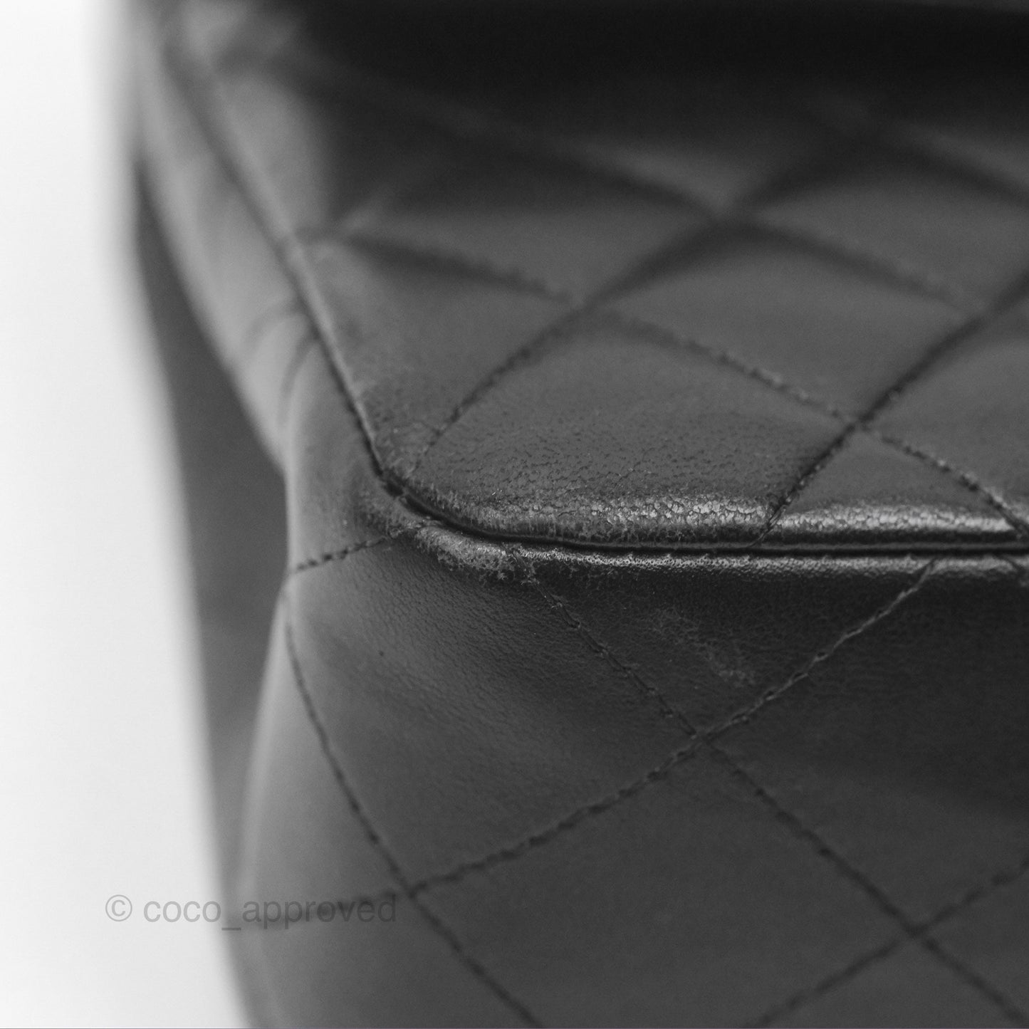 Chanel Small Classic Quilted Flap Black Lambskin Gold Hardware