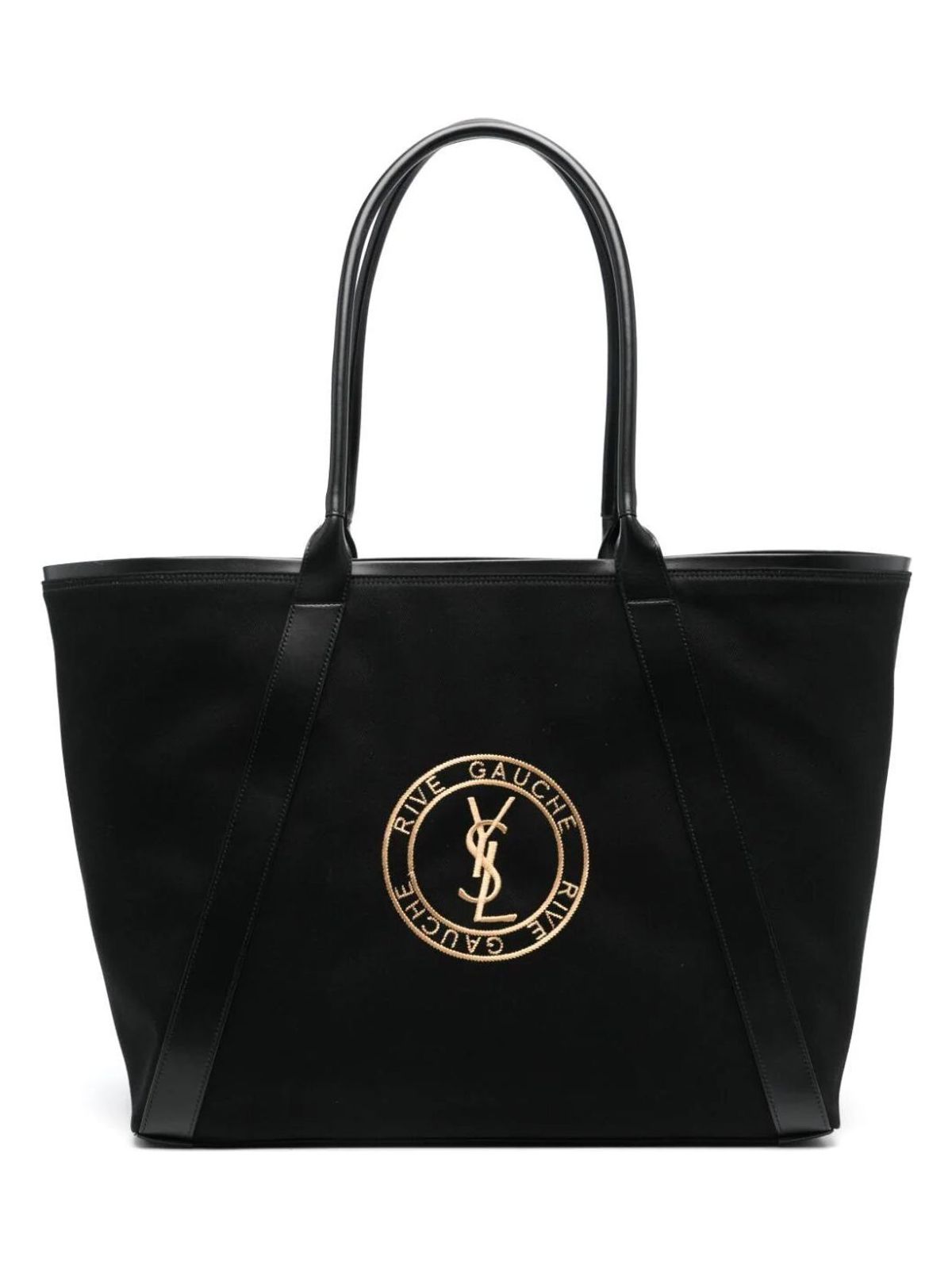 Luxury Saint Laurent Men's Rive Gauche Tote Bag in Black | Size UNICA | 780096FAC3I