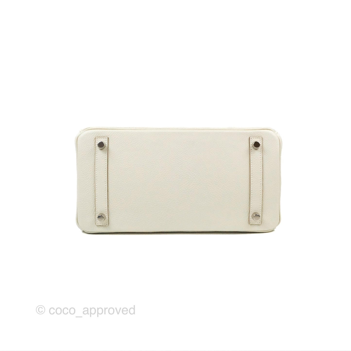 Hermès Retourne Birkin 30 Mushroom Togo Palladium Hardware