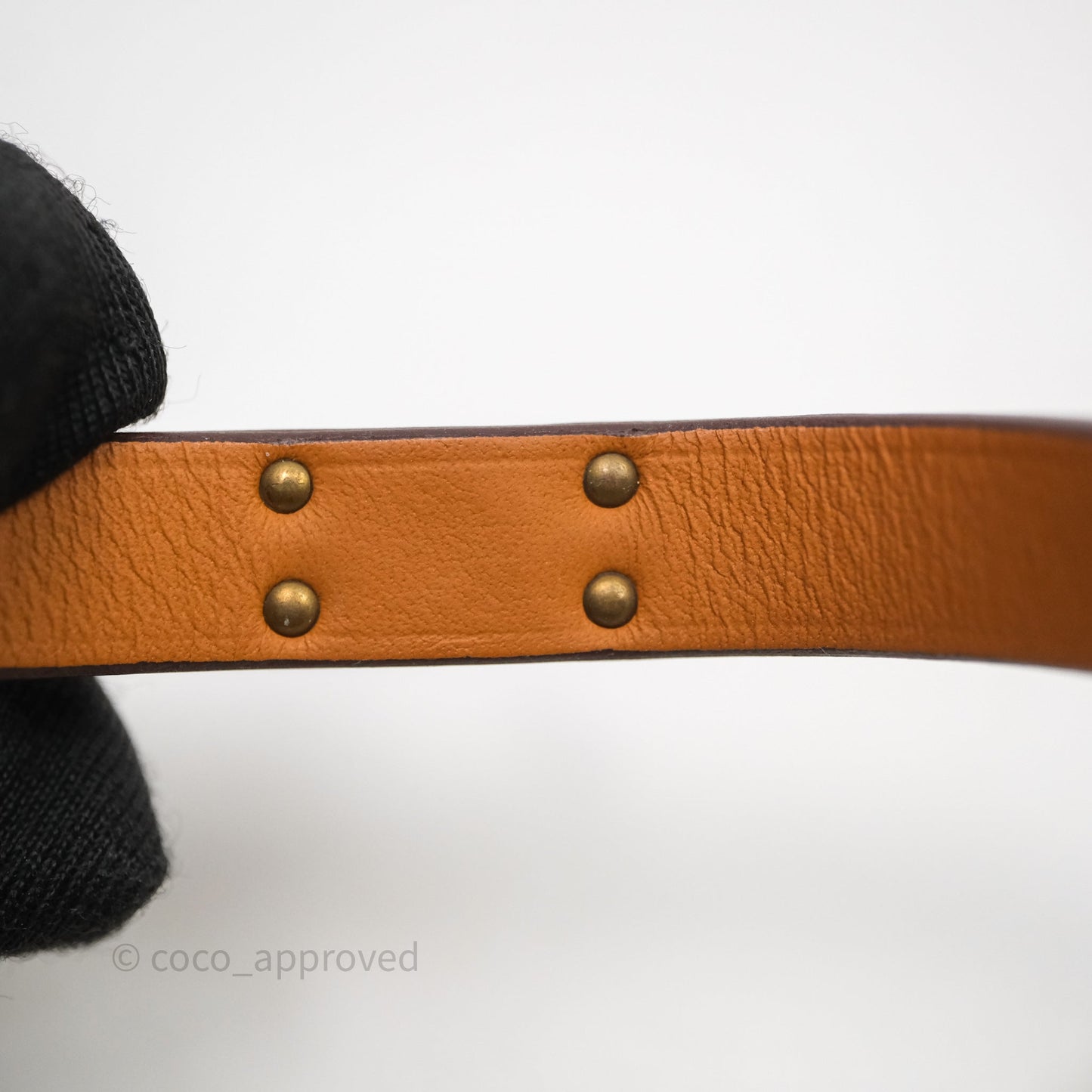 Hermès Kelly Double Tour Bracelet Blue Brume Swift Rose Gold Hardware