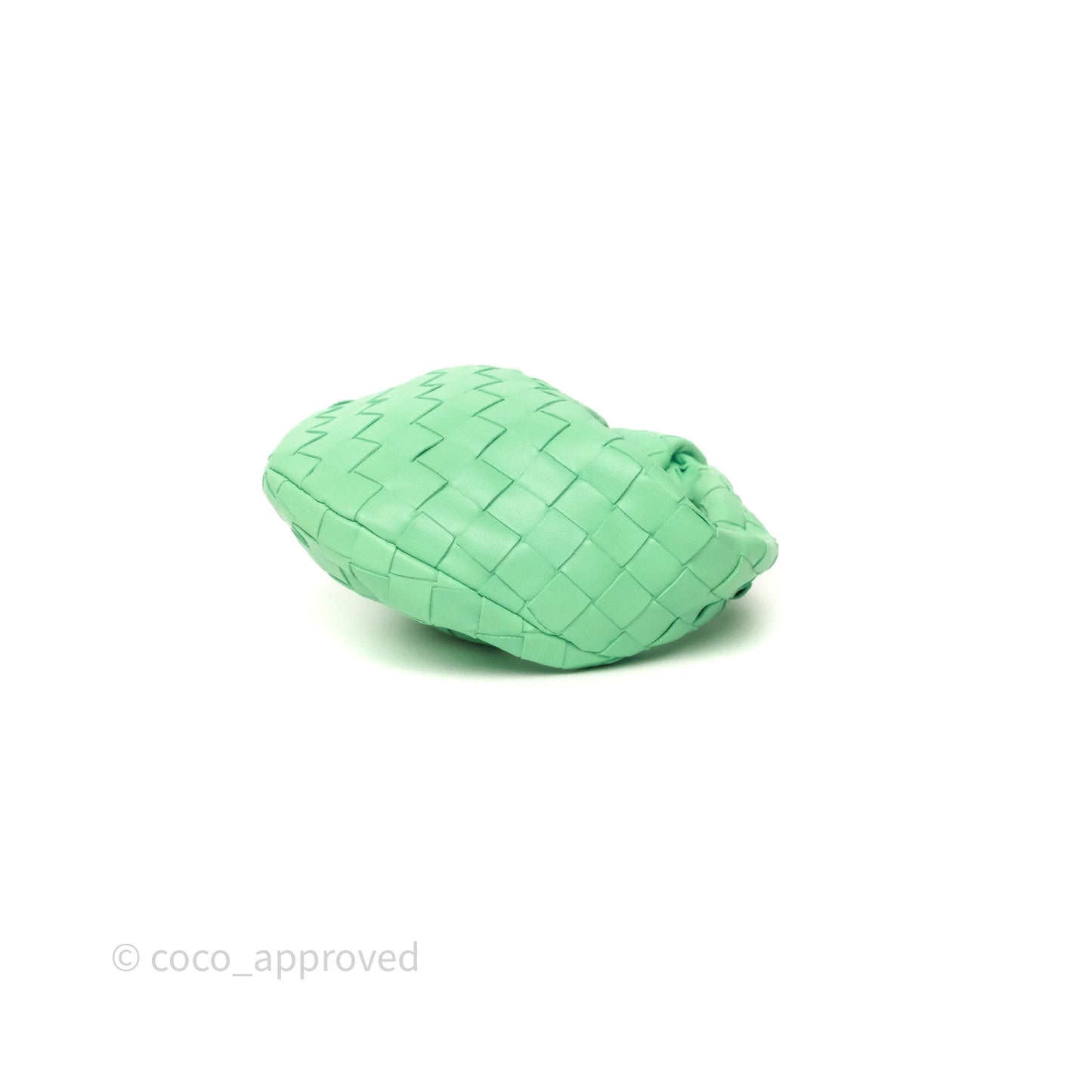 Bottega Veneta Mini Jodie Bag Green Intrecciato Lambskin